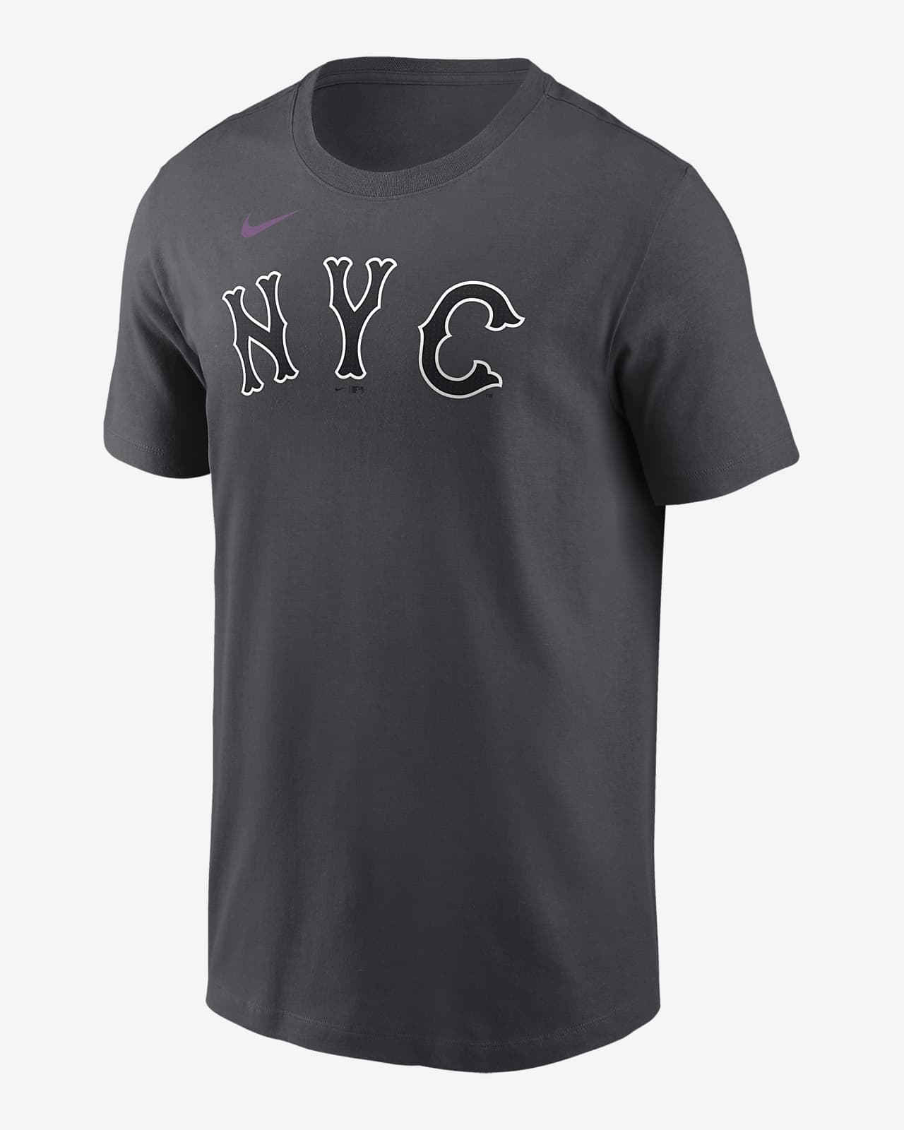 Playera Nike de la MLB para hombre Francisco Lindor New York Mets City Connect Fuse