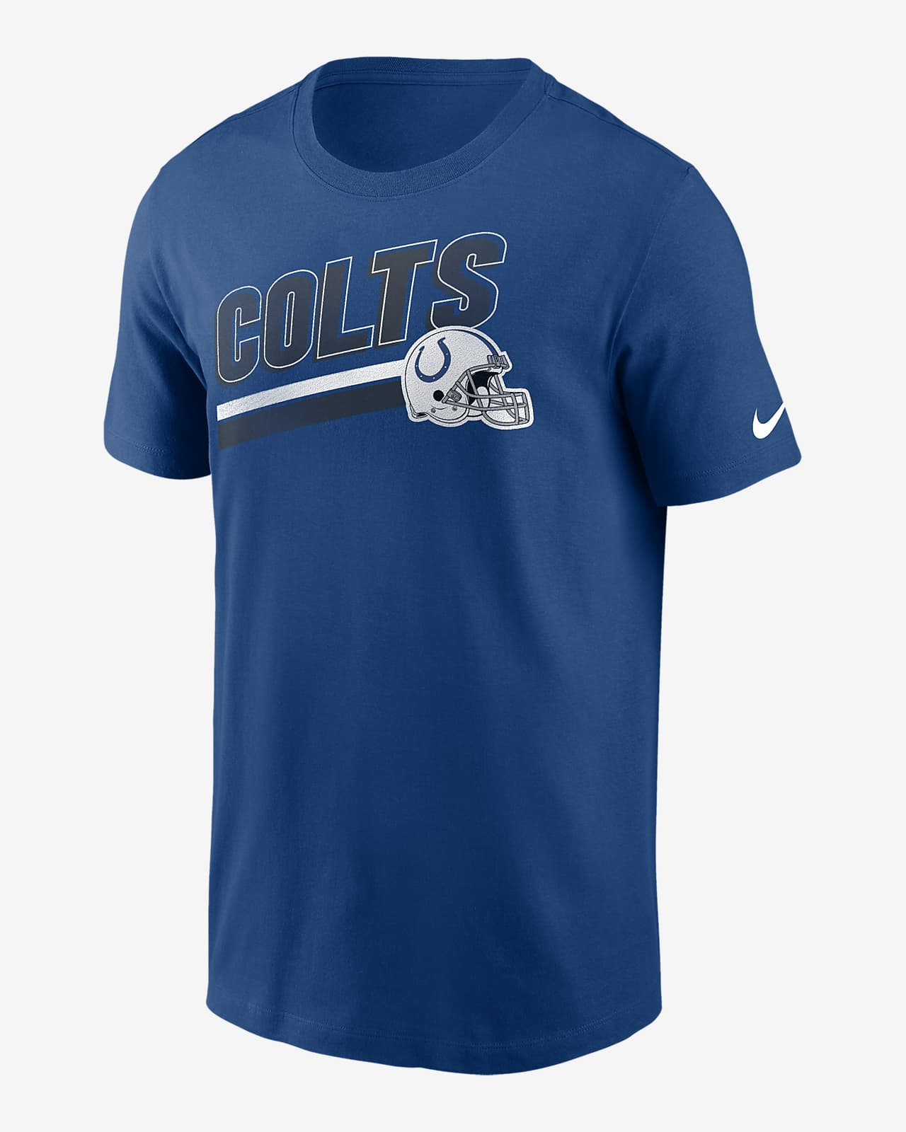 Indianapolis Colts Essential Blitz Lockup Men's Nike NFL T-Shirt