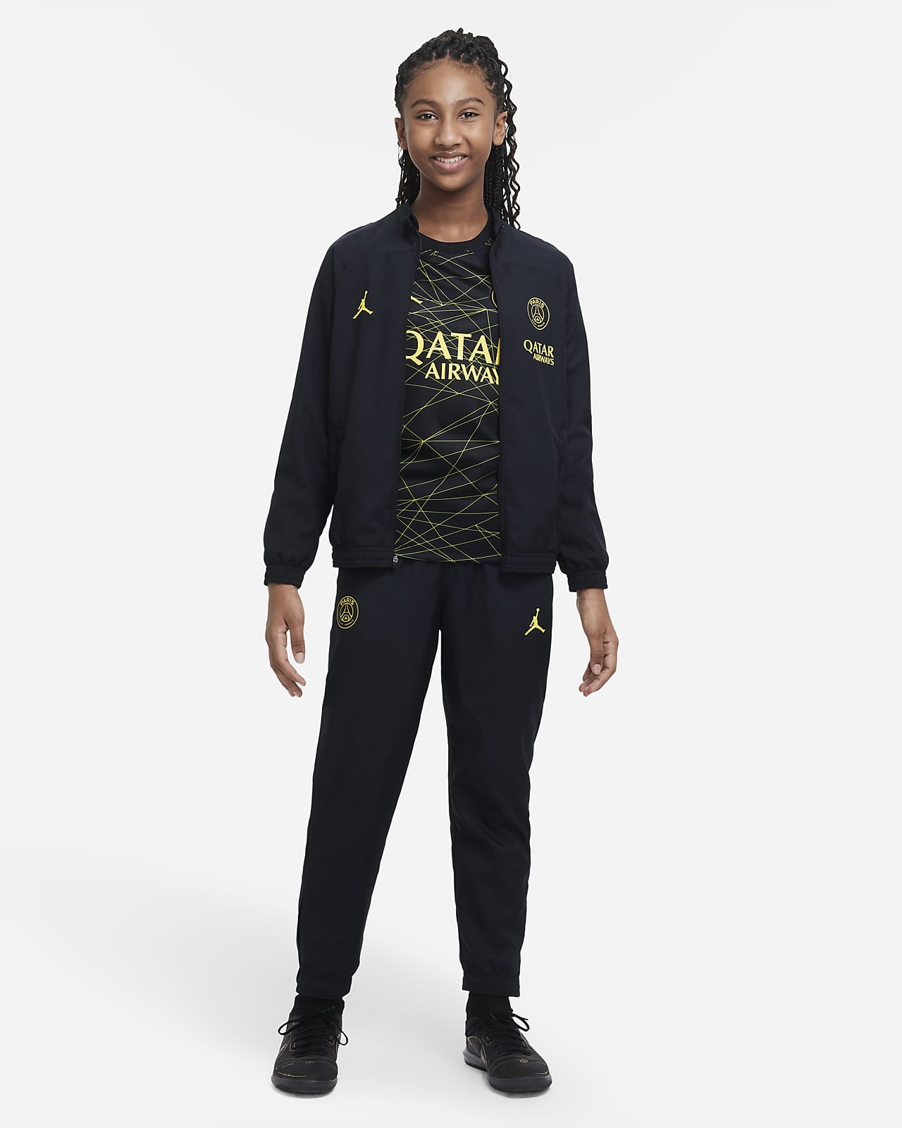 Survêtement de football tissé Jordan Dri-FIT Paris Saint-Germain Strike Fourth pour enfant plus âgé