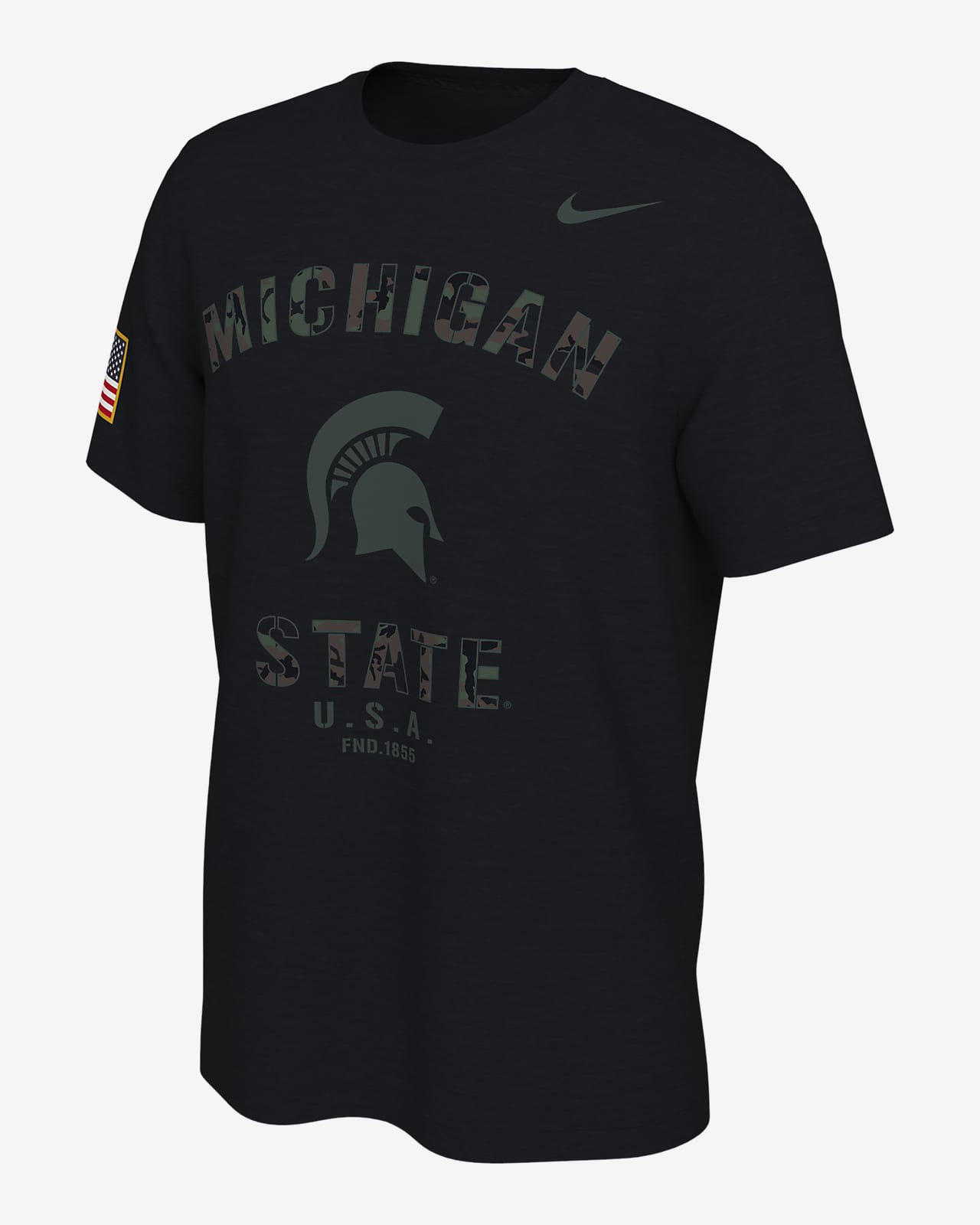 Playera con estampado para hombre Nike College (Michigan State)