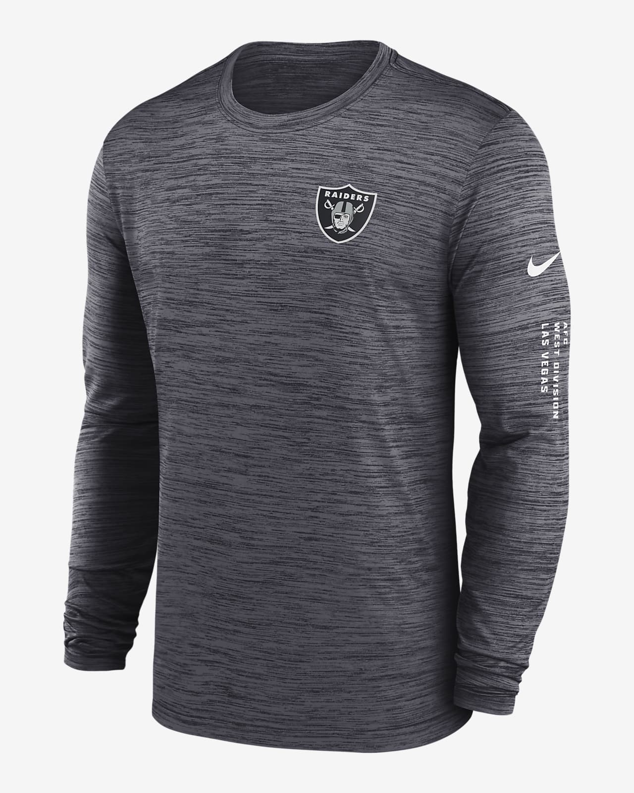 Las Vegas Raiders Velocity Men's Nike Dri-FIT NFL Long-Sleeve T-Shirt