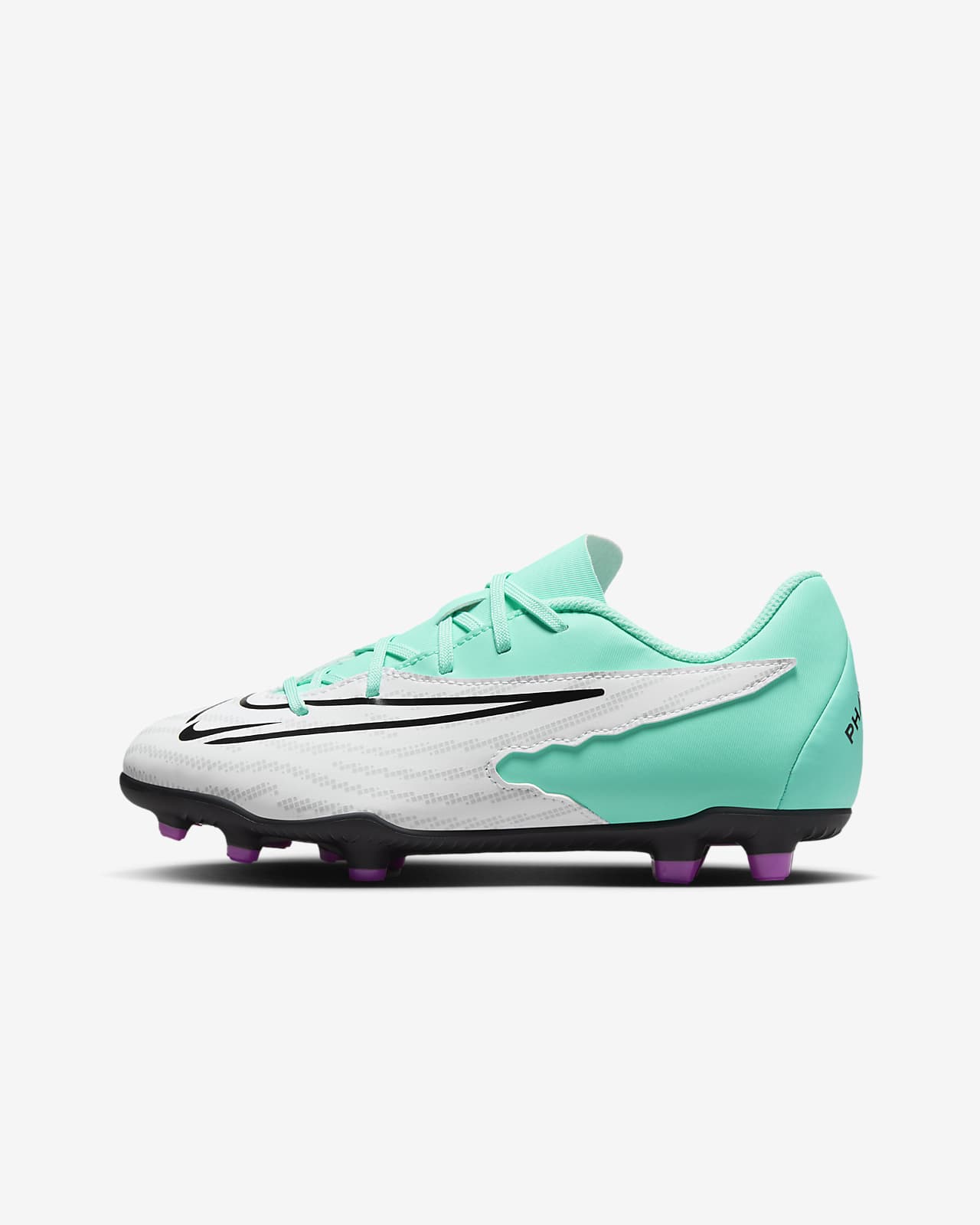 Nike Jr. Phantom GX Club-fodboldstøvler (low-top) til flere typer underlag til større børn