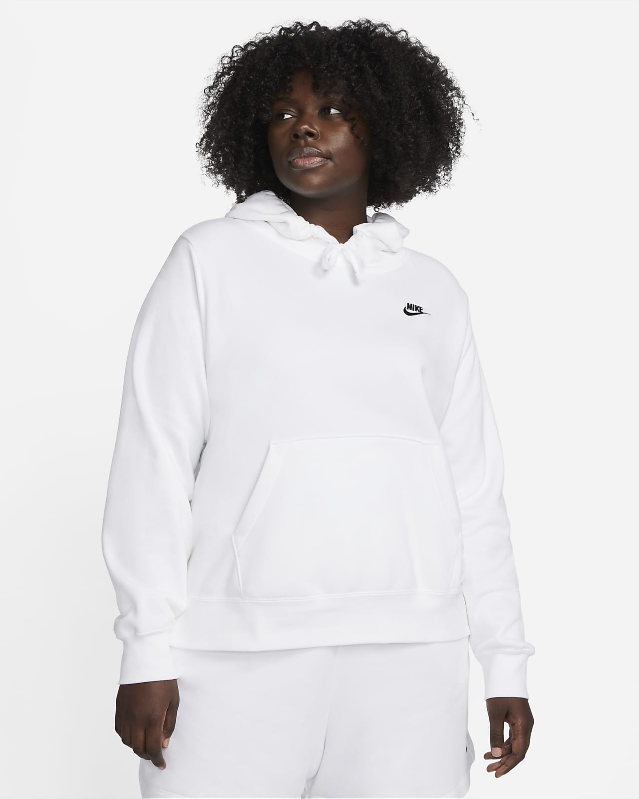 Nike Sportswear Club Fleece Dessuadora amb caputxa tipus pul·lòver (Talles grans) - Dona