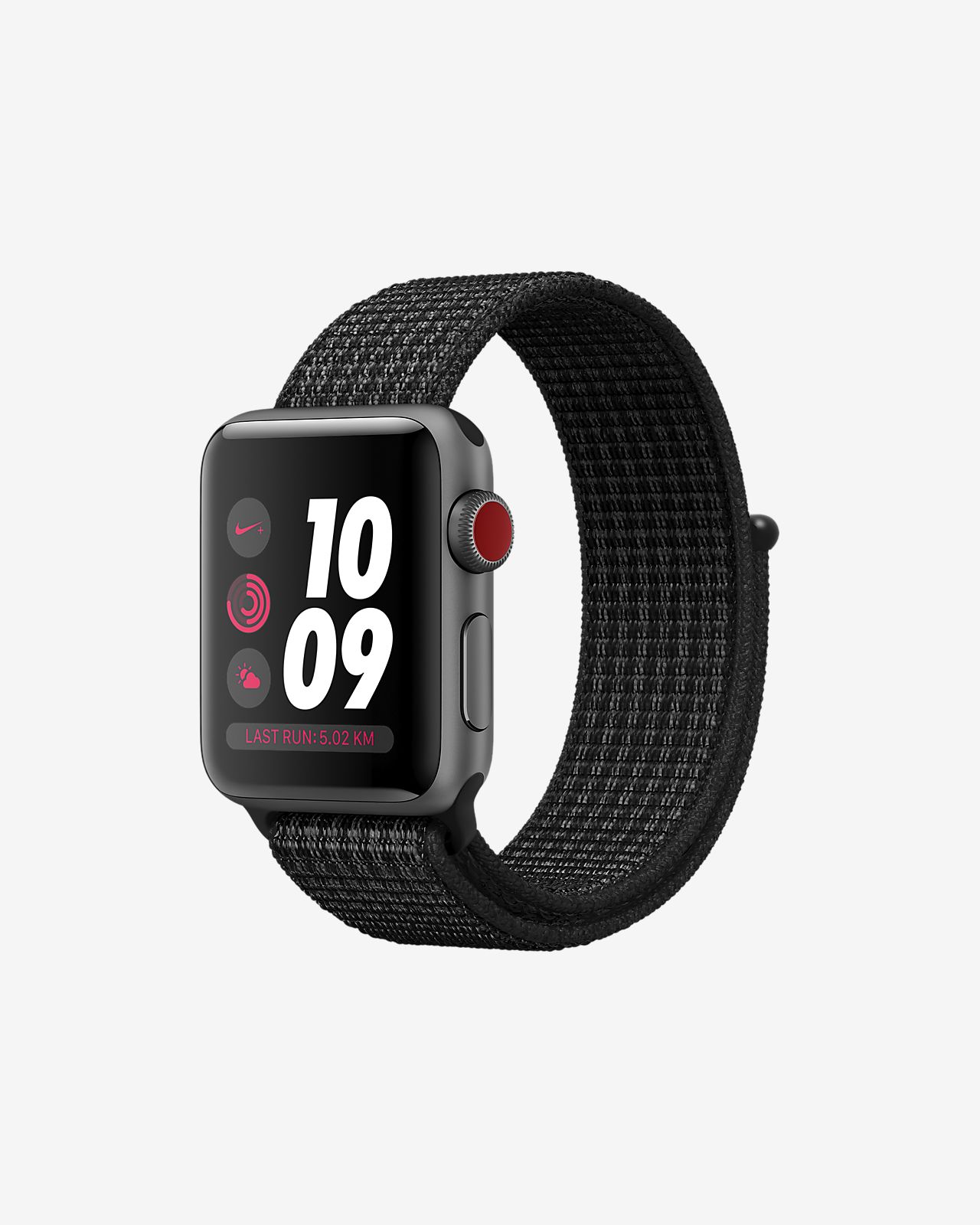 Montre de running Apple Watch Nike+ Series 3 (GPS + Cellular) 38 mm Open Box