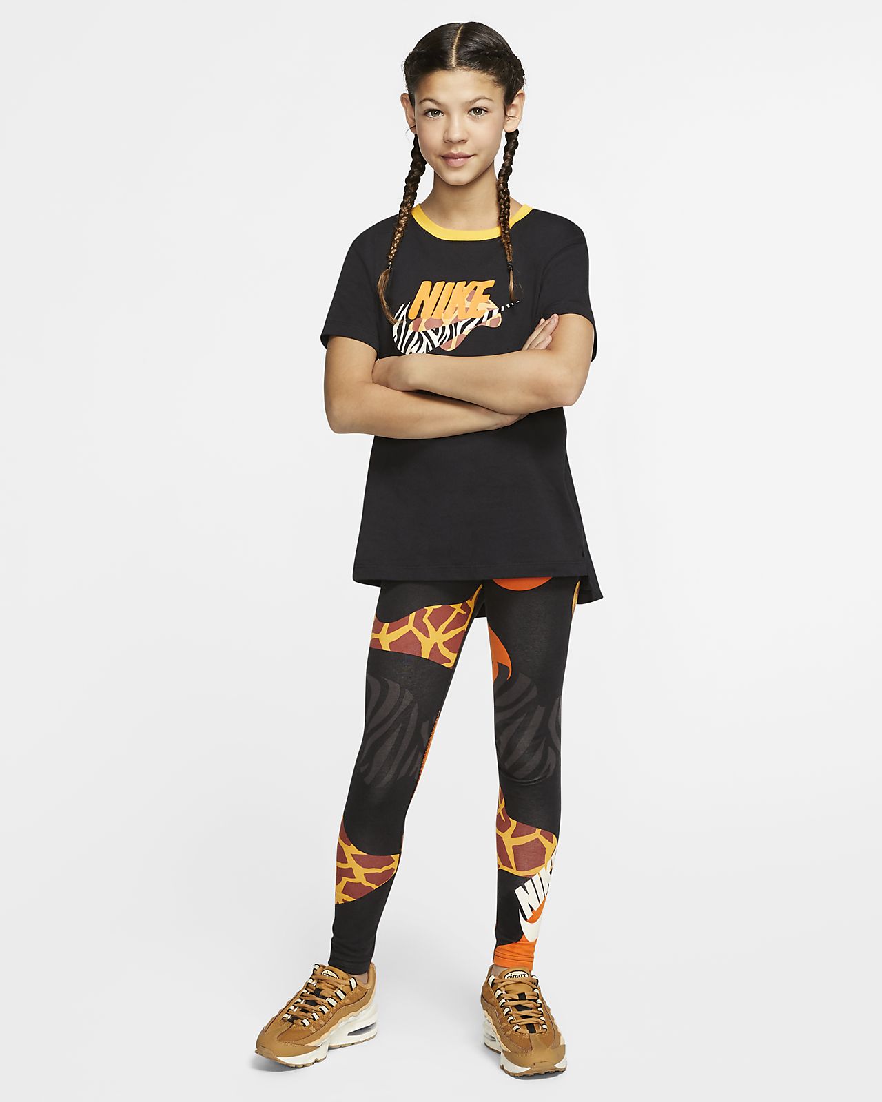 nike tights t shirt