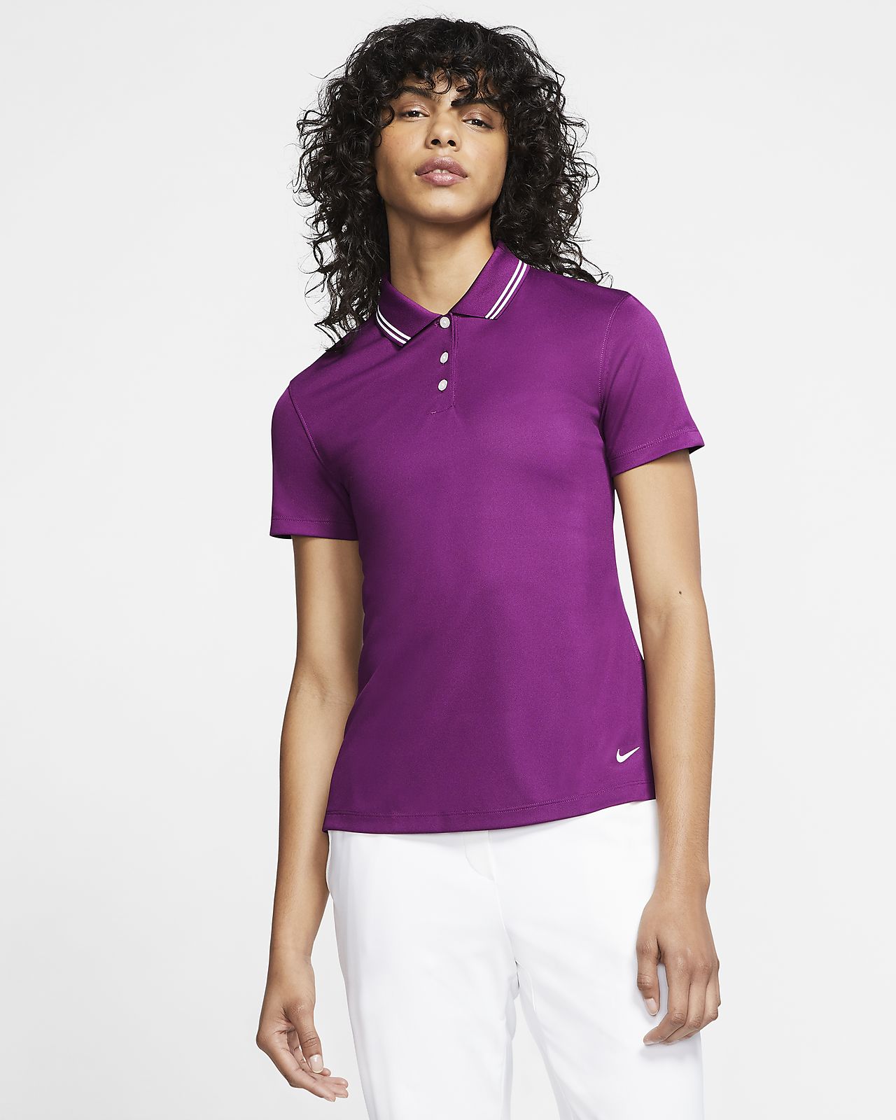 nike women's dry victory polo
