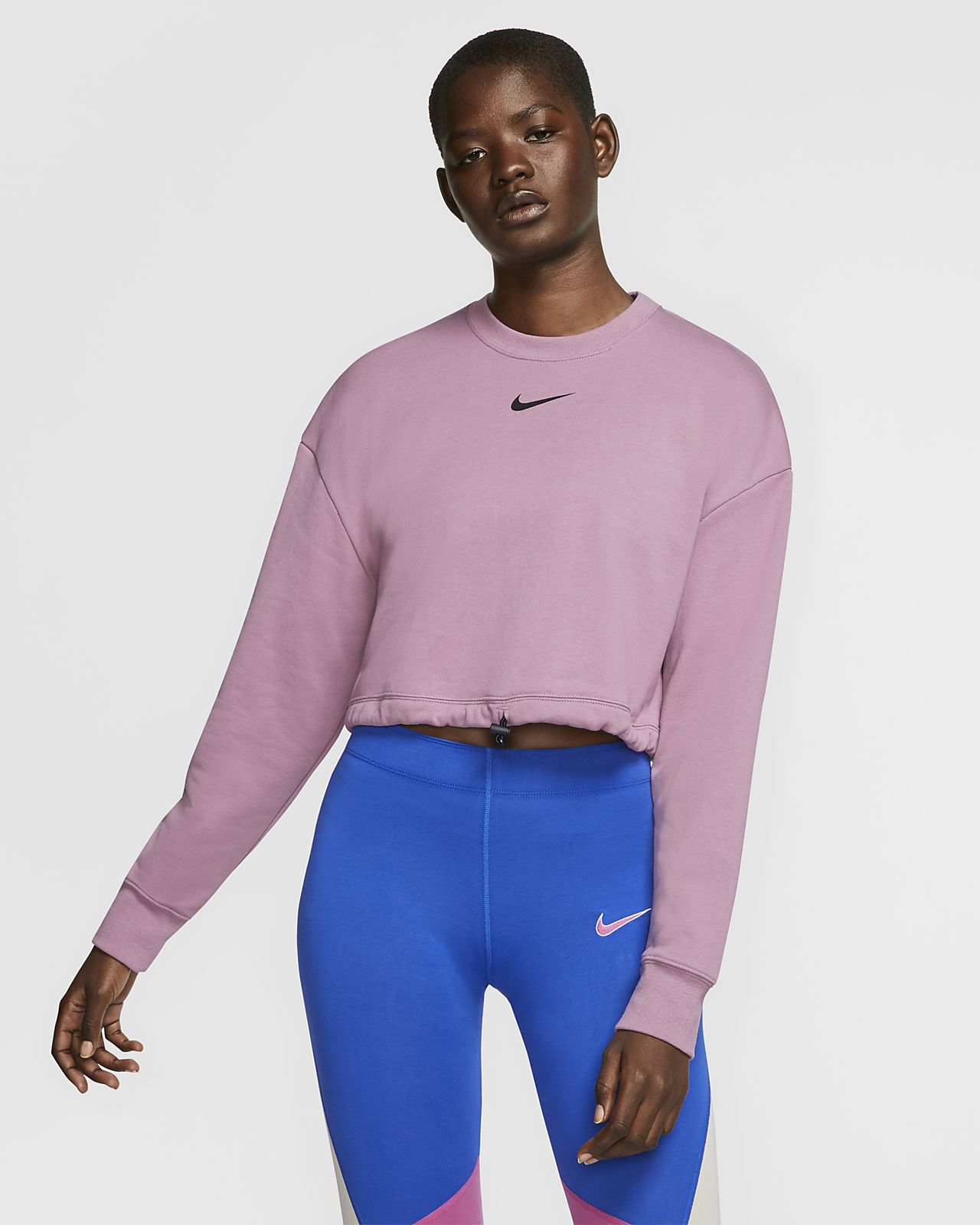 Nike Sportswear Swoosh Women's French Terry Crew. Nike CA