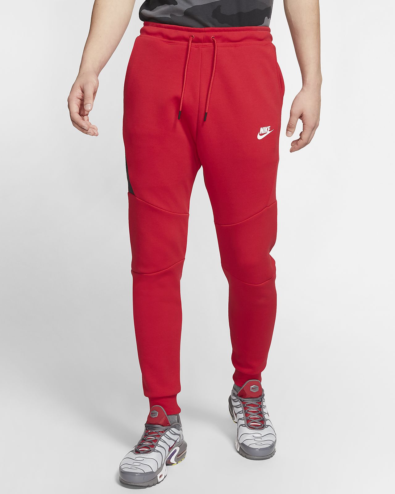 red nike bottoms