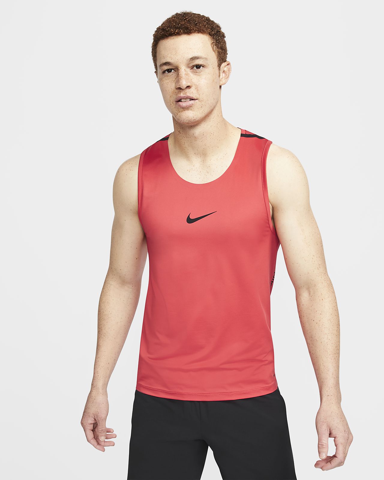 red nike vest mens