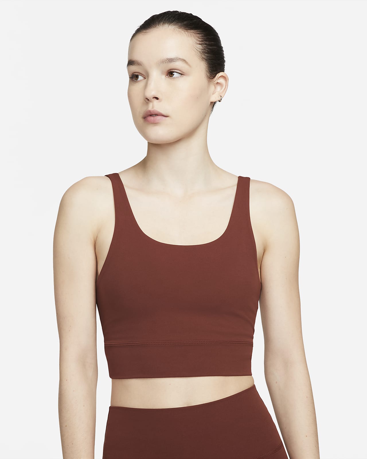 Γυναικεία μπλούζα crop Infinalon Nike Yoga Luxe