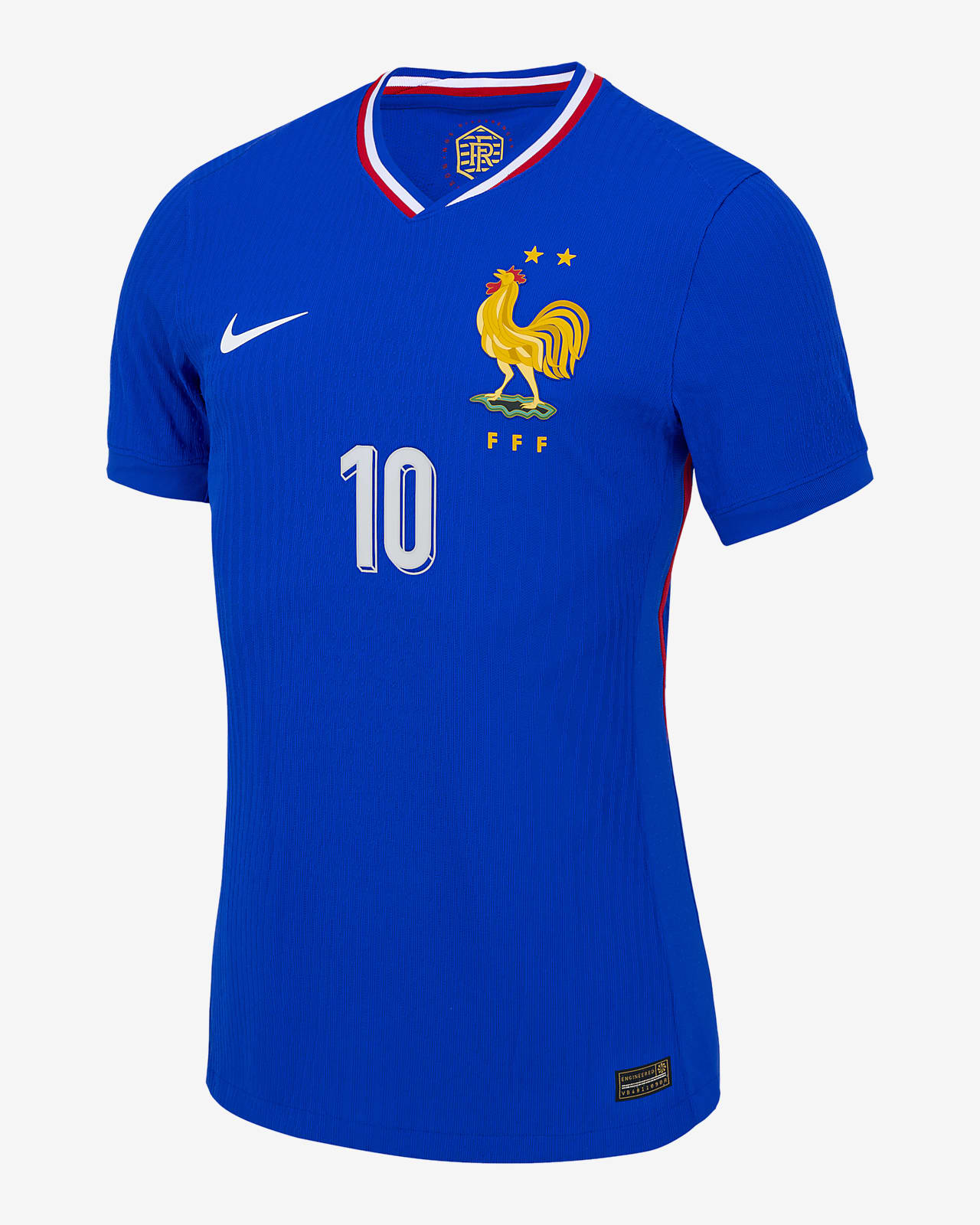 Jersey de fútbol Nike Dri-FIT ADV de la selección nacional de Francia local 2024 Match Kylian Mbappé para hombre