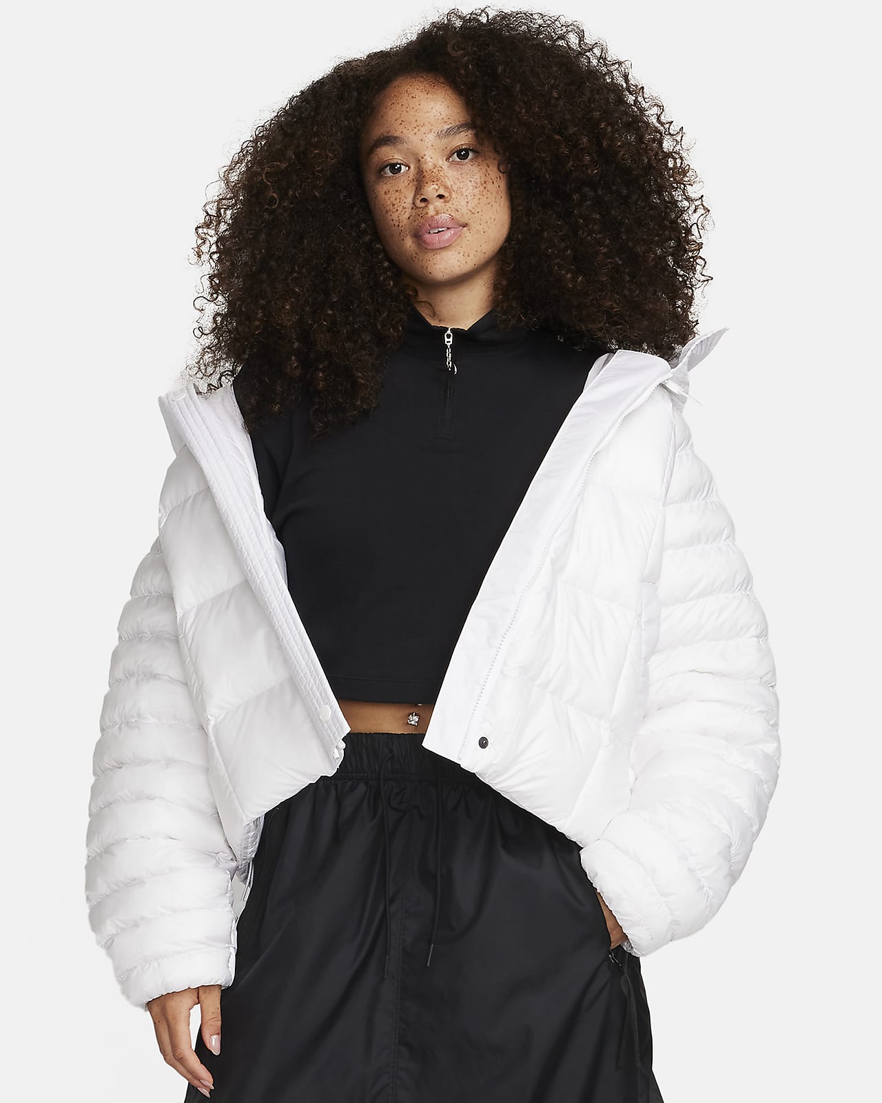 Nike Sportswear Swoosh Puffer PrimaLoft® Women's Therma-FIT Oversized Hooded Jacket