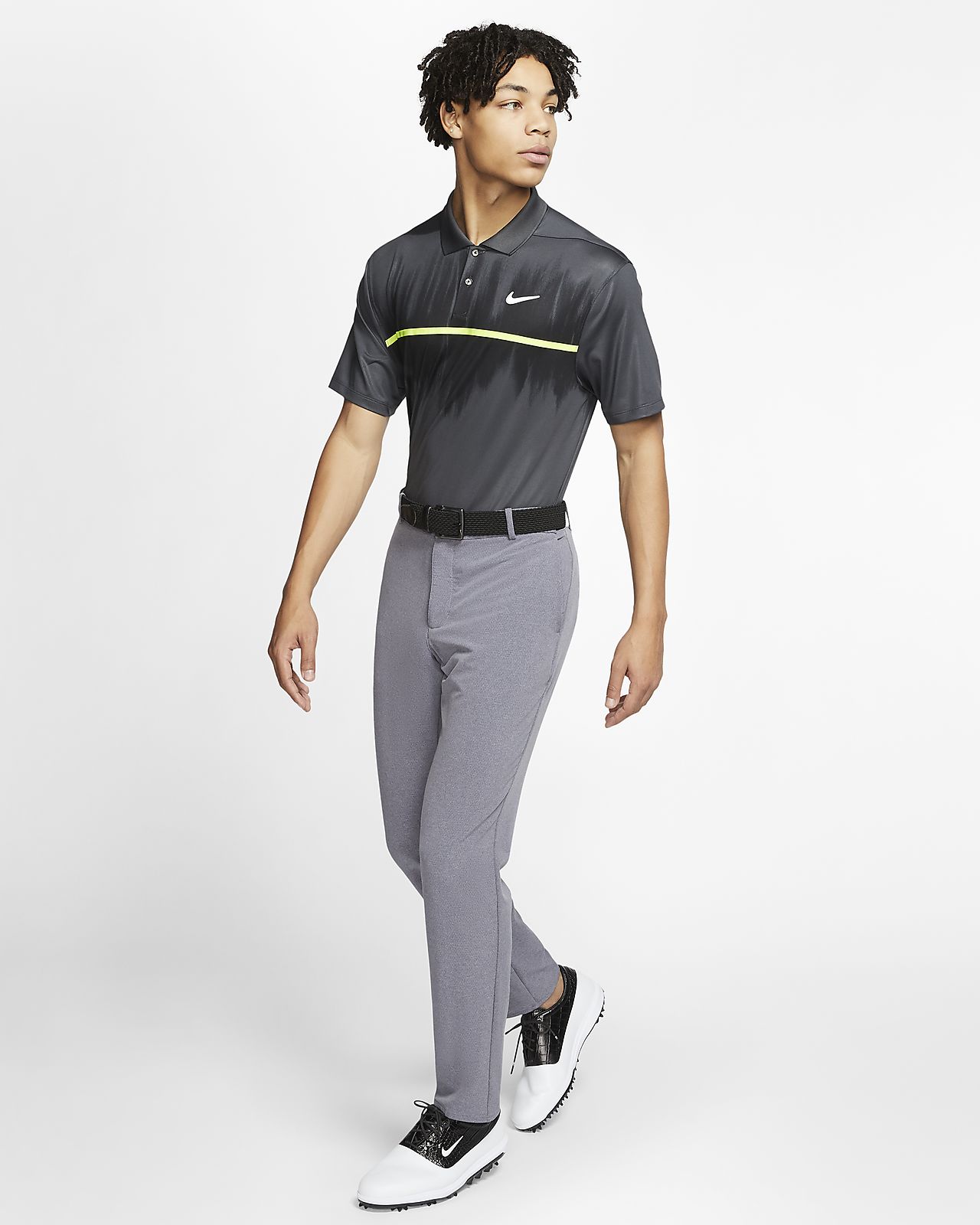 nike dry vapor print polo