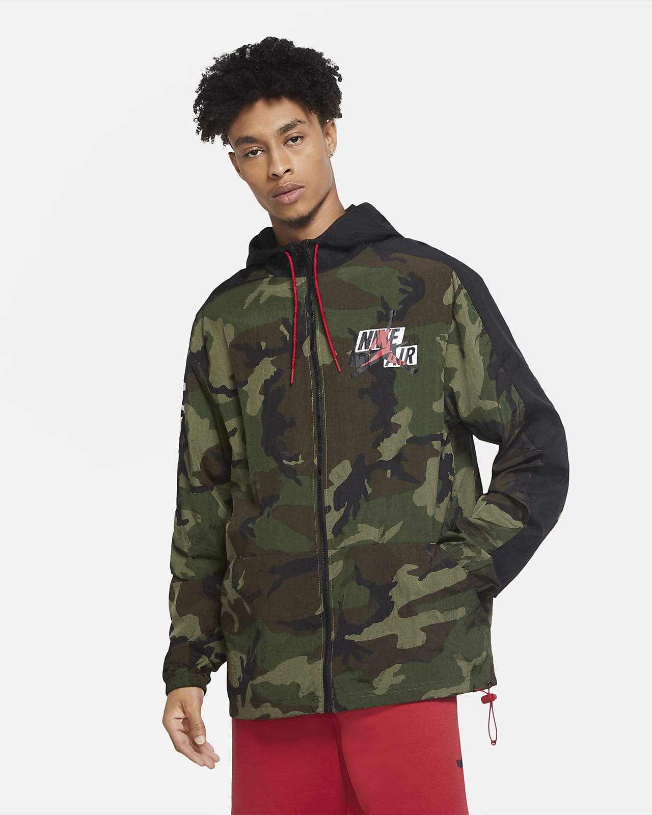 nike windbreaker camouflage