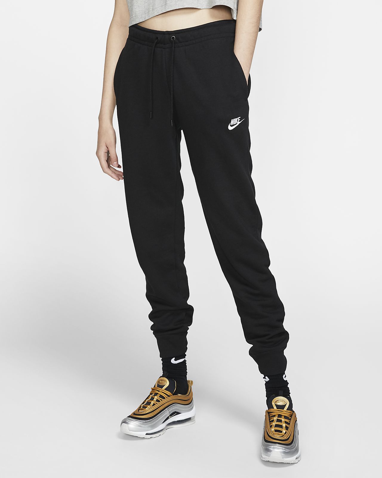 Pantalon en Fleece Nike Sportswear Essential pour Femme. Nike MA