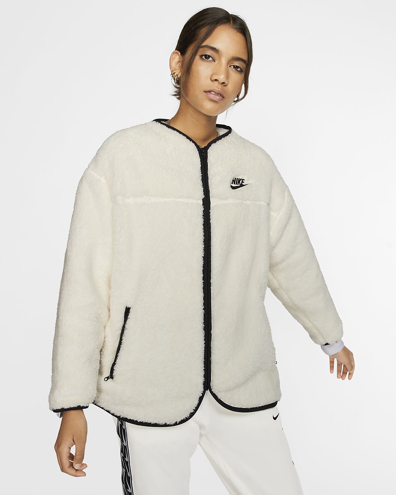 nike sportswear fleece jacket