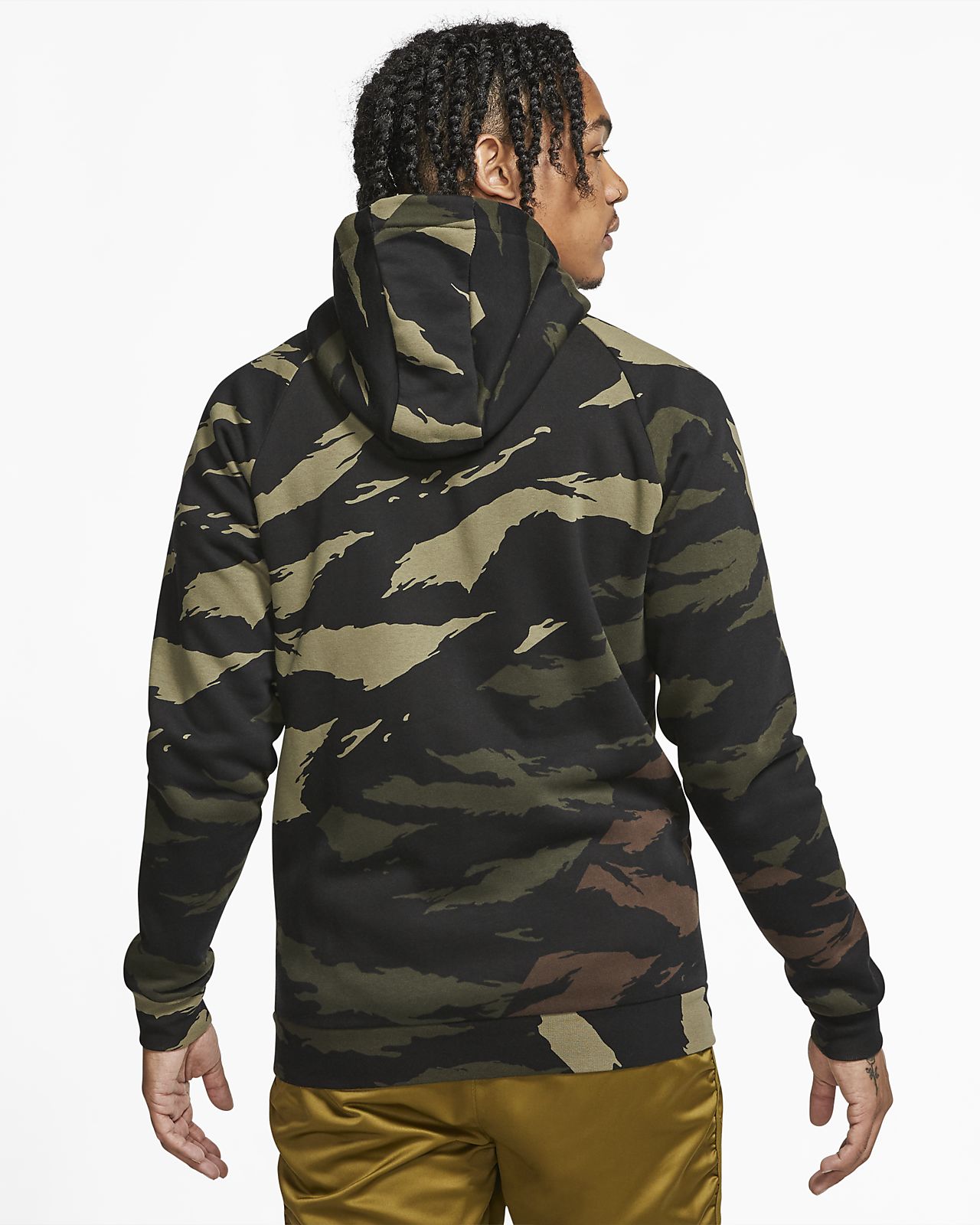 nike camo full zip hoodie