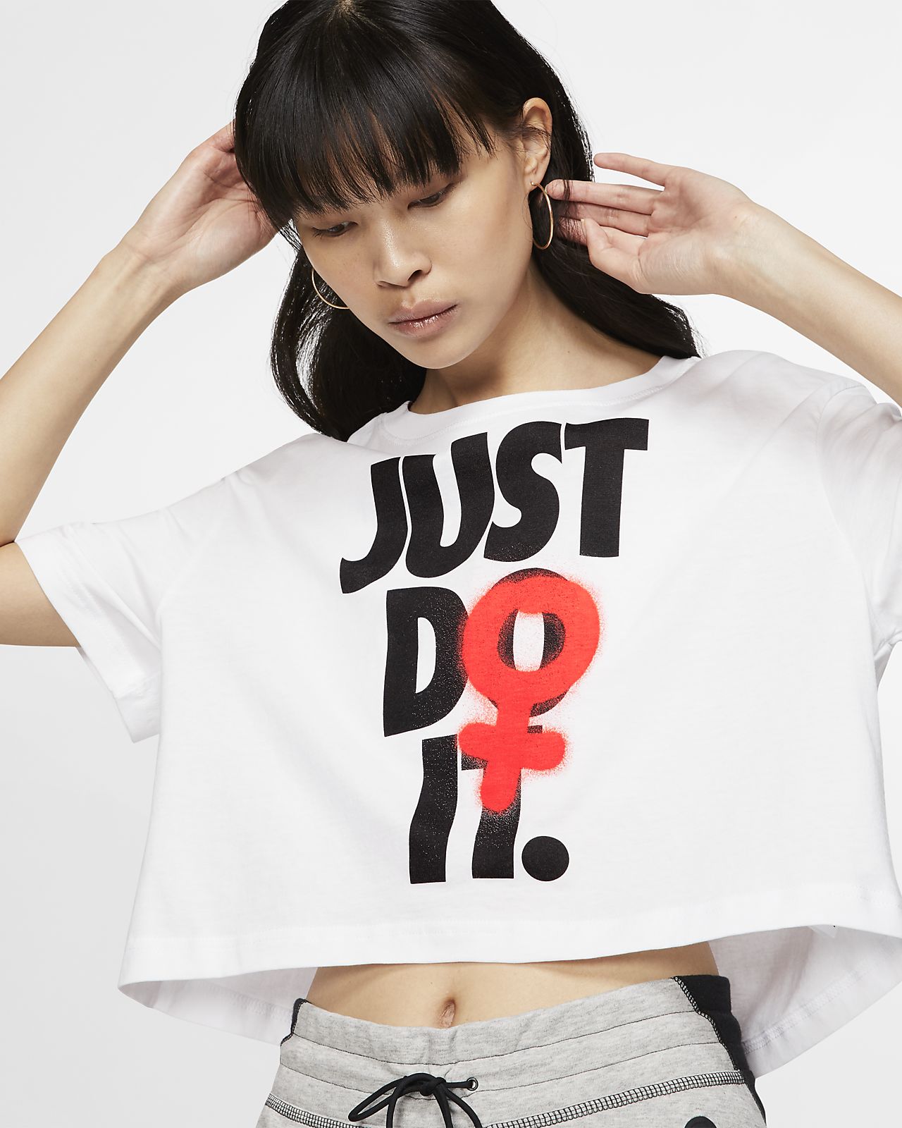 just do it crop top nike