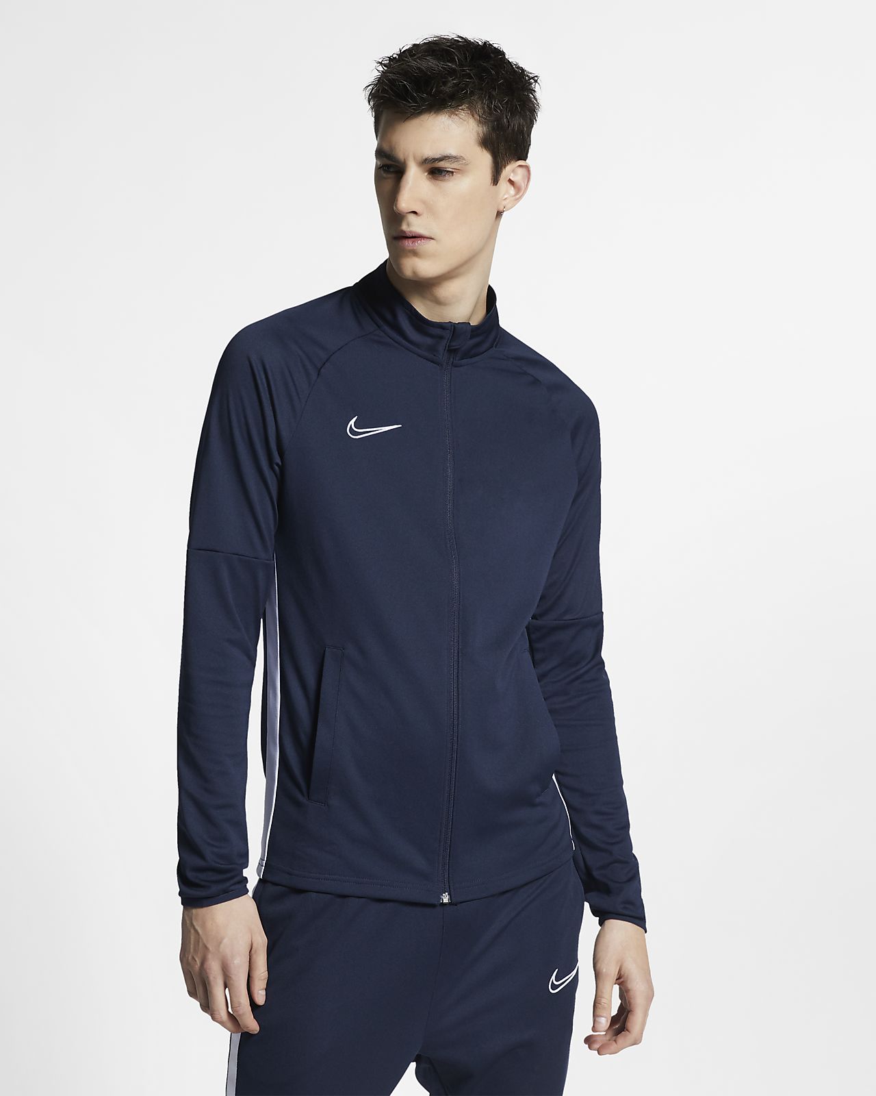 nike blue academy tracksuit
