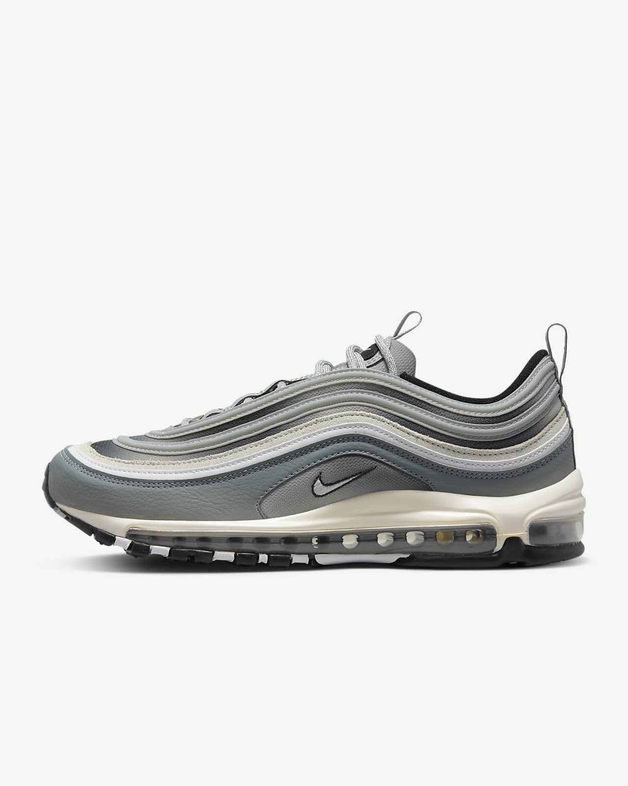 nike air max 97 grey black and crimson