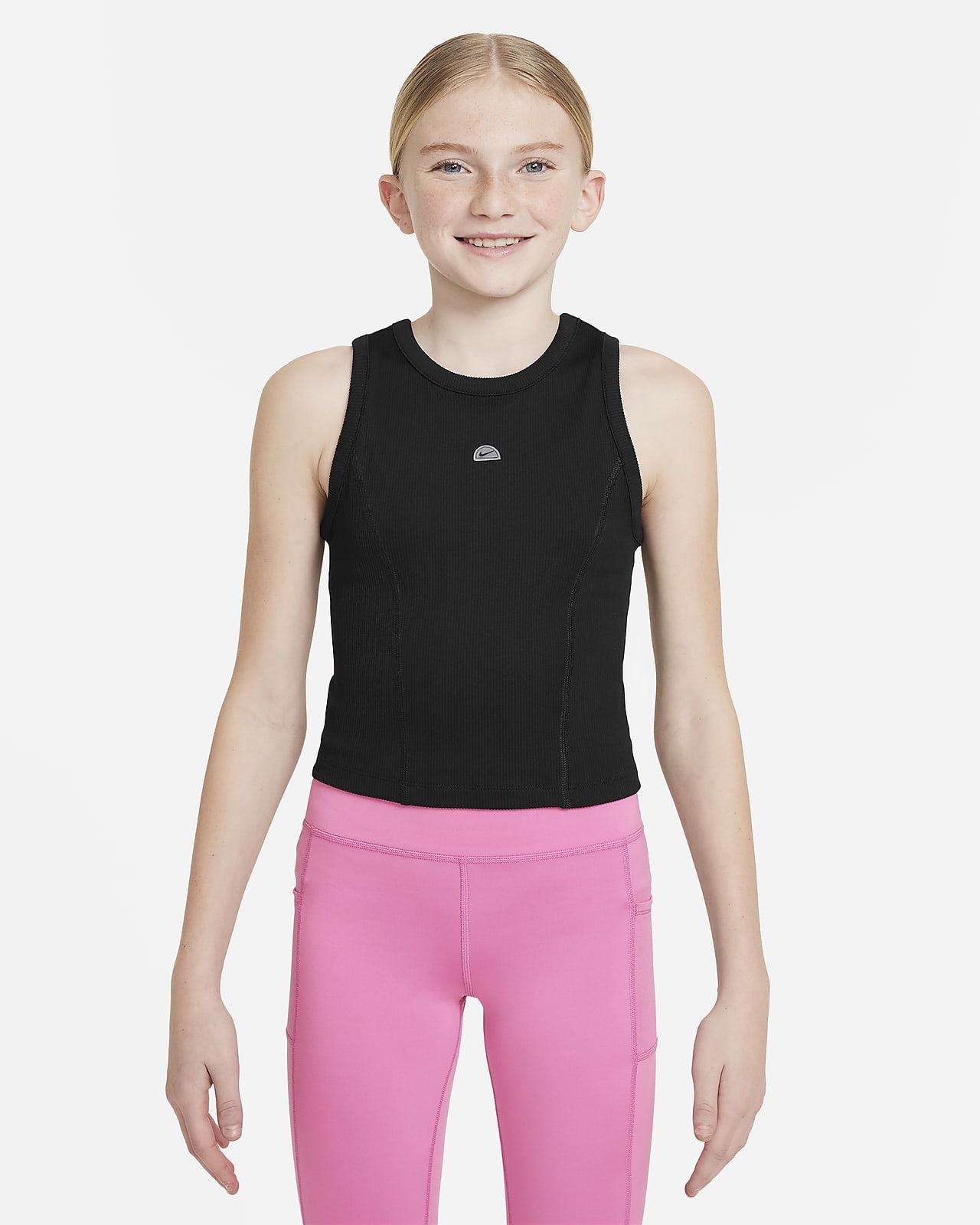 Koszulka bez rękawów dla dziewcząt Dri-FIT Nike