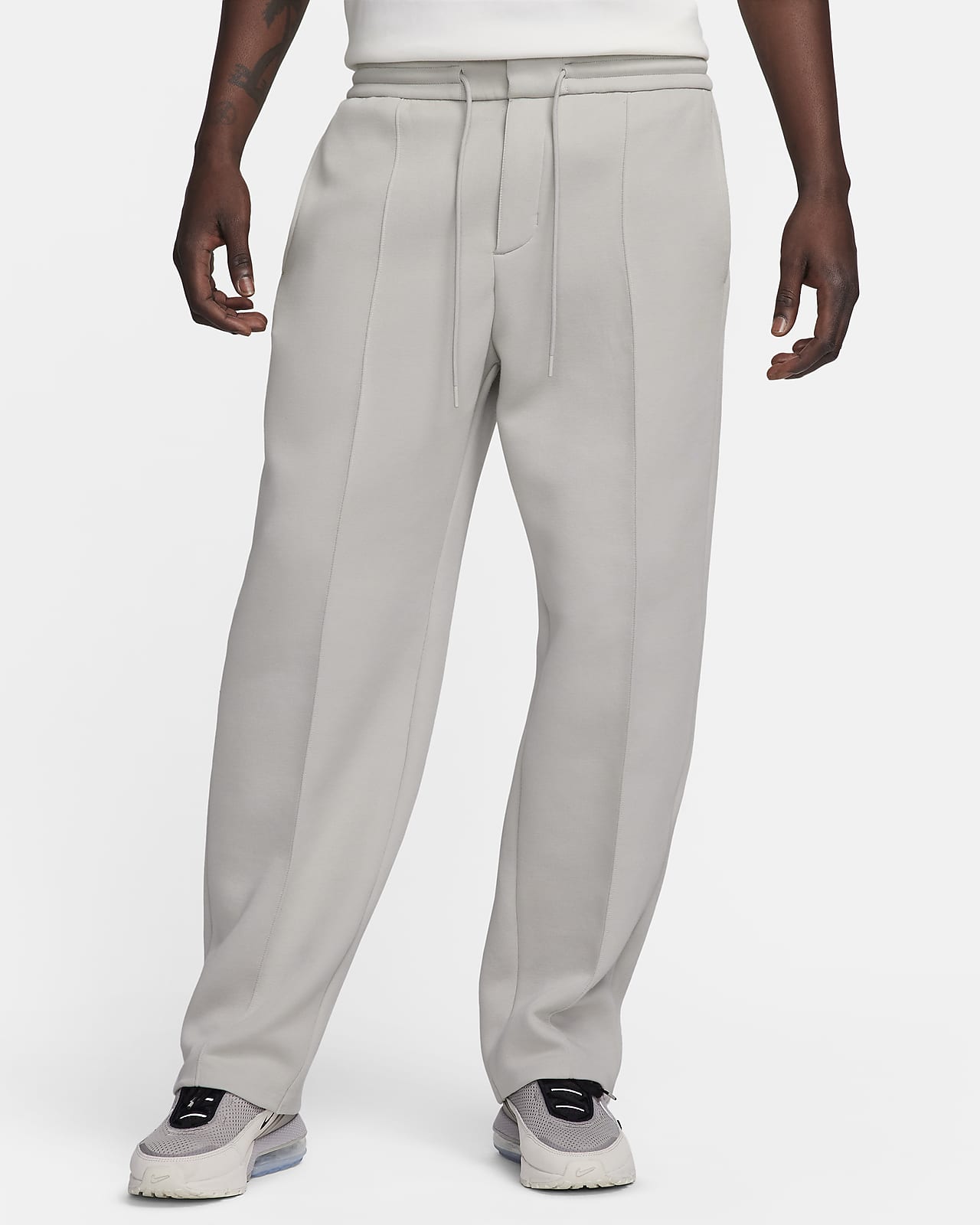 Pants de entrenamiento de ajuste holgado con dobladillo abierto para hombre Nike Sportswear Tech Fleece Reimagined