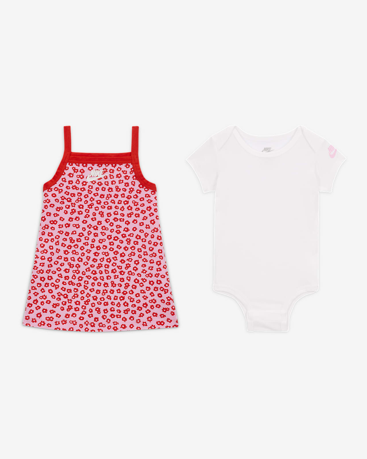 Conjunto de 2 piezas floral para bebé (0-9 meses) Nike