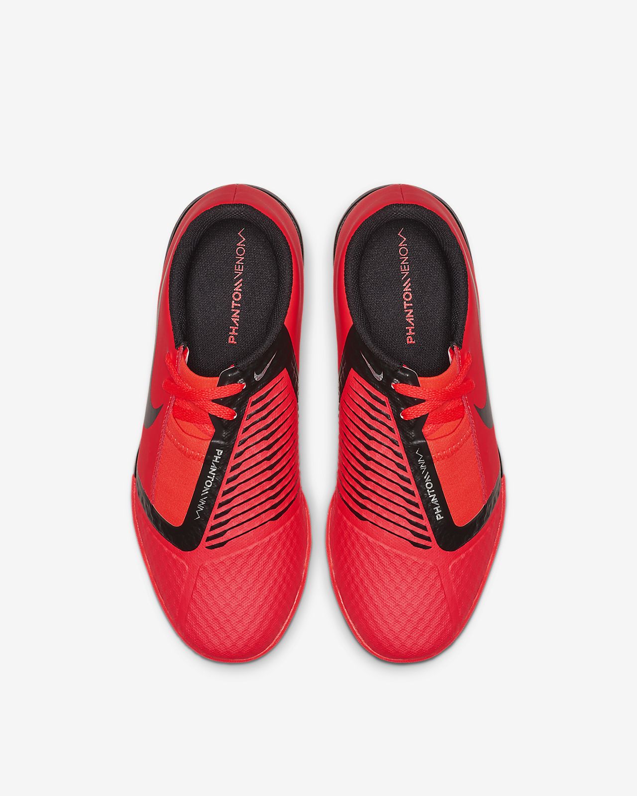 Nike Phantom VNM Red Pro FG Soccer Cleats Red Black .