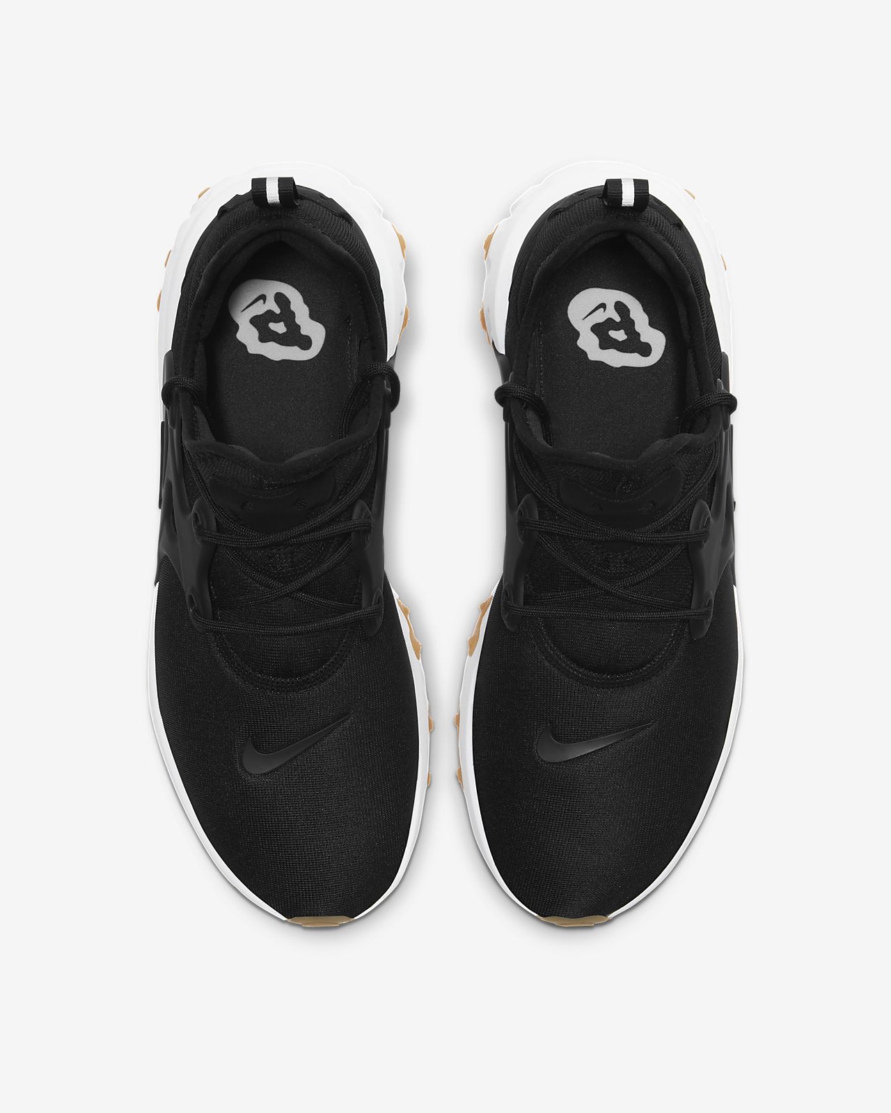 nike presto mens black and white