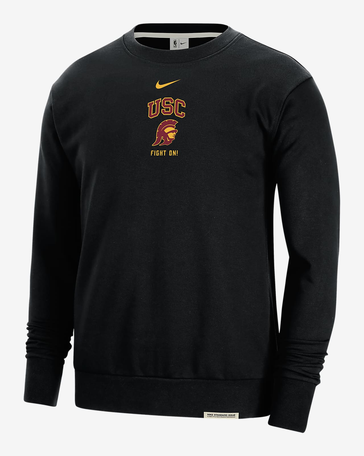 Sudadera de cuello redondo universitaria Nike de tejido Fleece para hombre USC Standard Issue