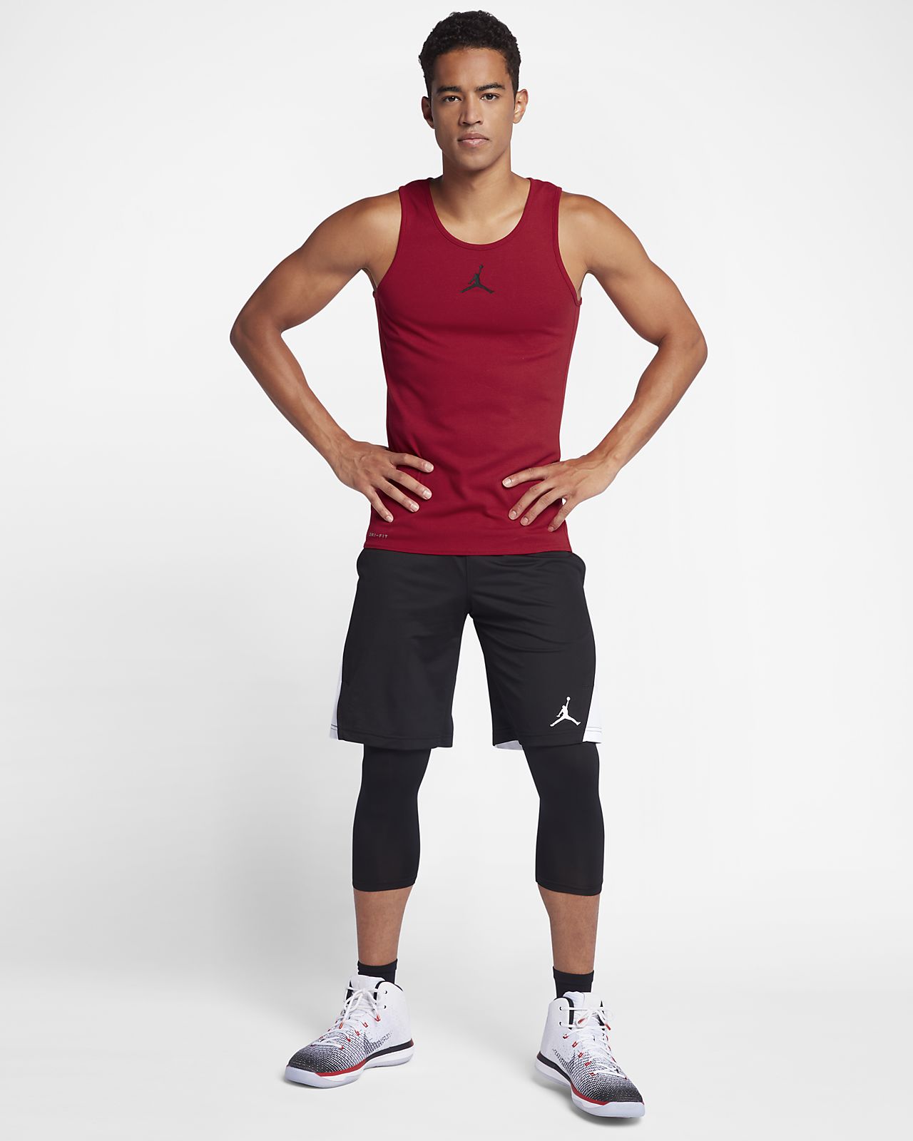 jordan flight men's basketball tank