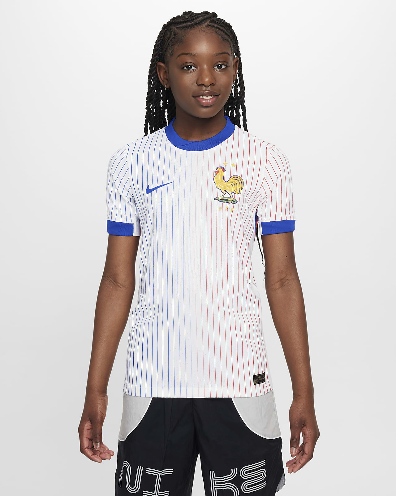 FFF (Men's Team) 2024/25 Match Away Older Kids' Nike Dri-FIT ADV Football Authentic Shirt