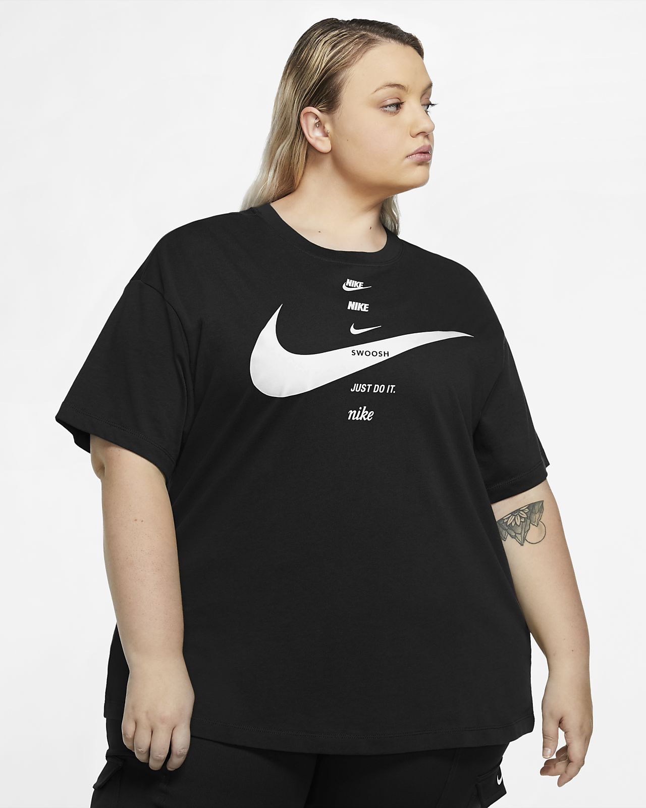 nike sportswear swoosh top