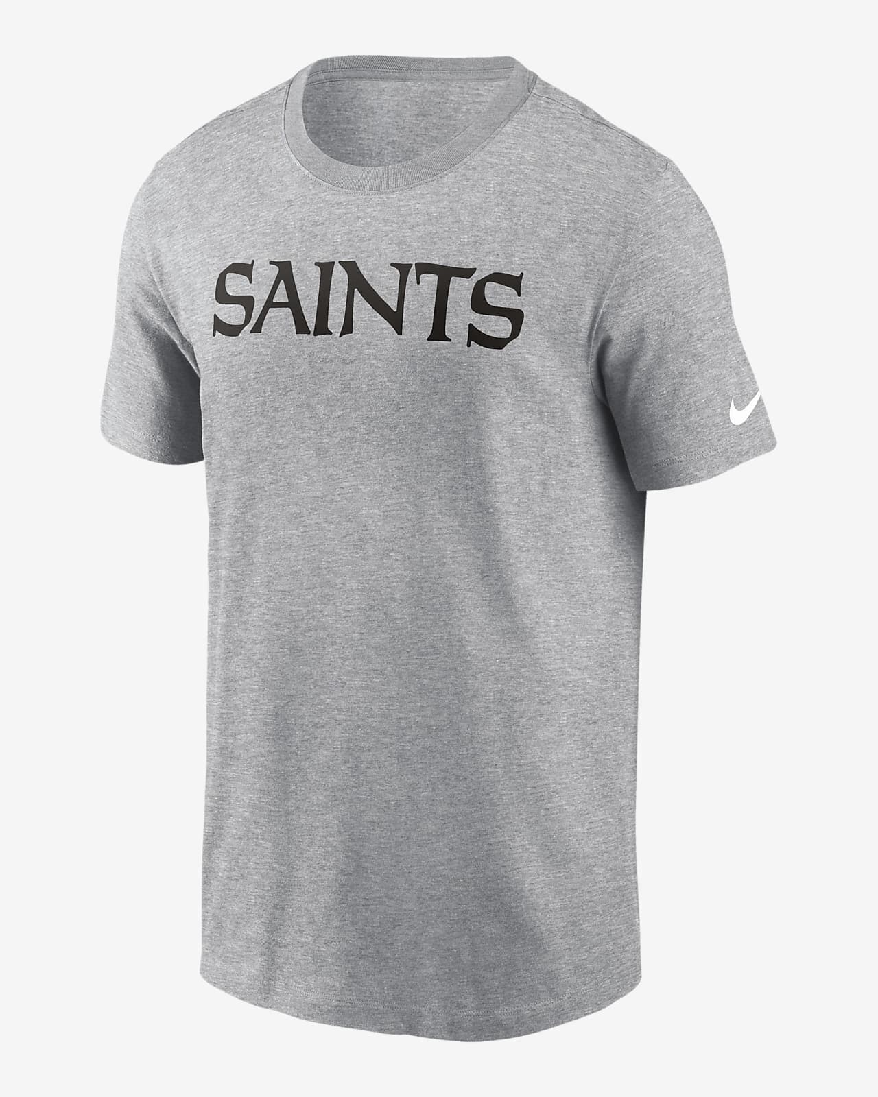 Playera Nike de la NFL para hombre New Orleans Saints Primetime Wordmark Essential