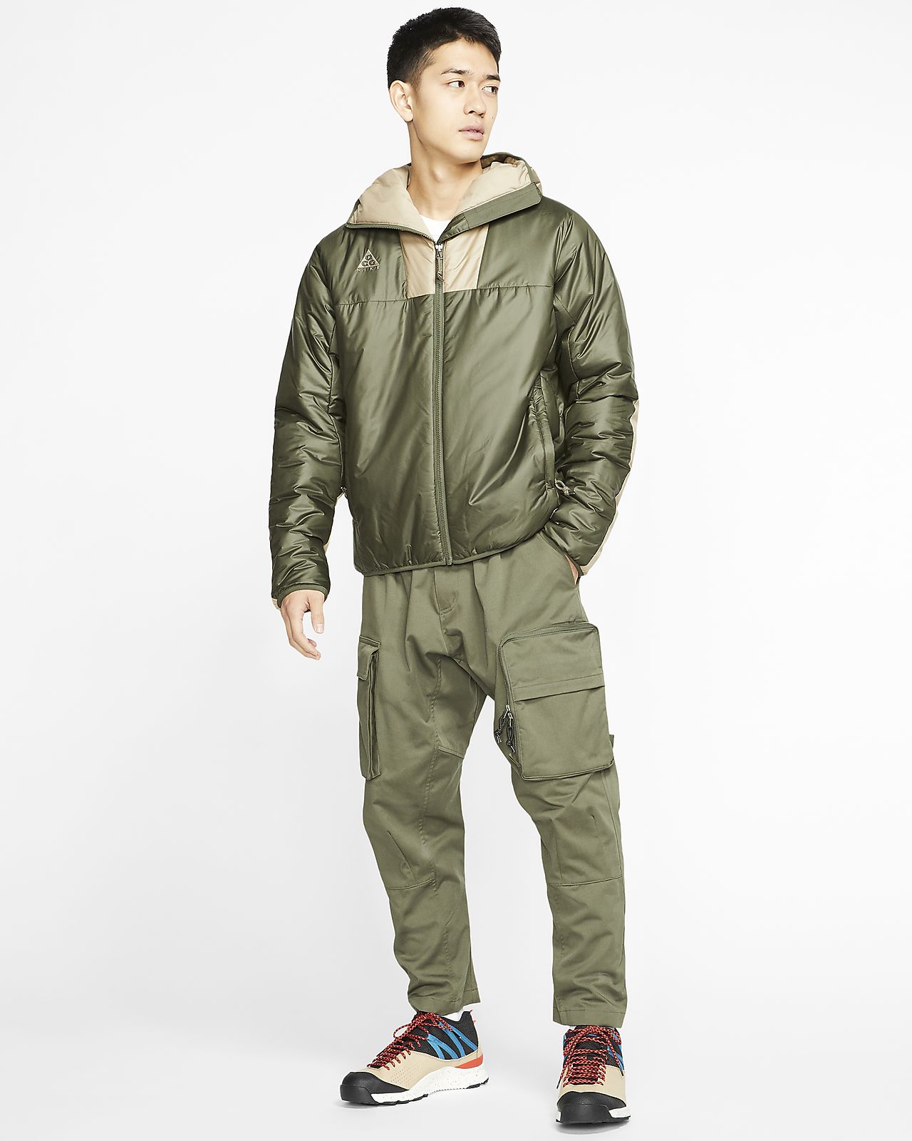 men's woven cargo pants nike acg