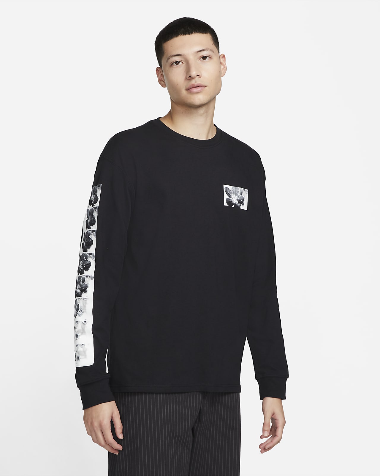 T-shirt da skateboard a manica lunga Nike SB – Uomo