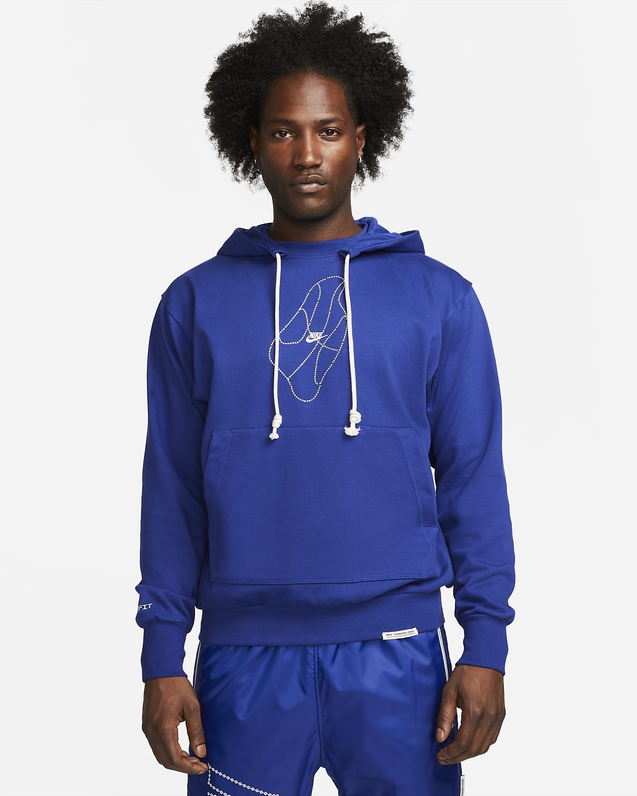 Hoodie pullover de basquetebol Nike Dri-FIT Standard Issue para homem