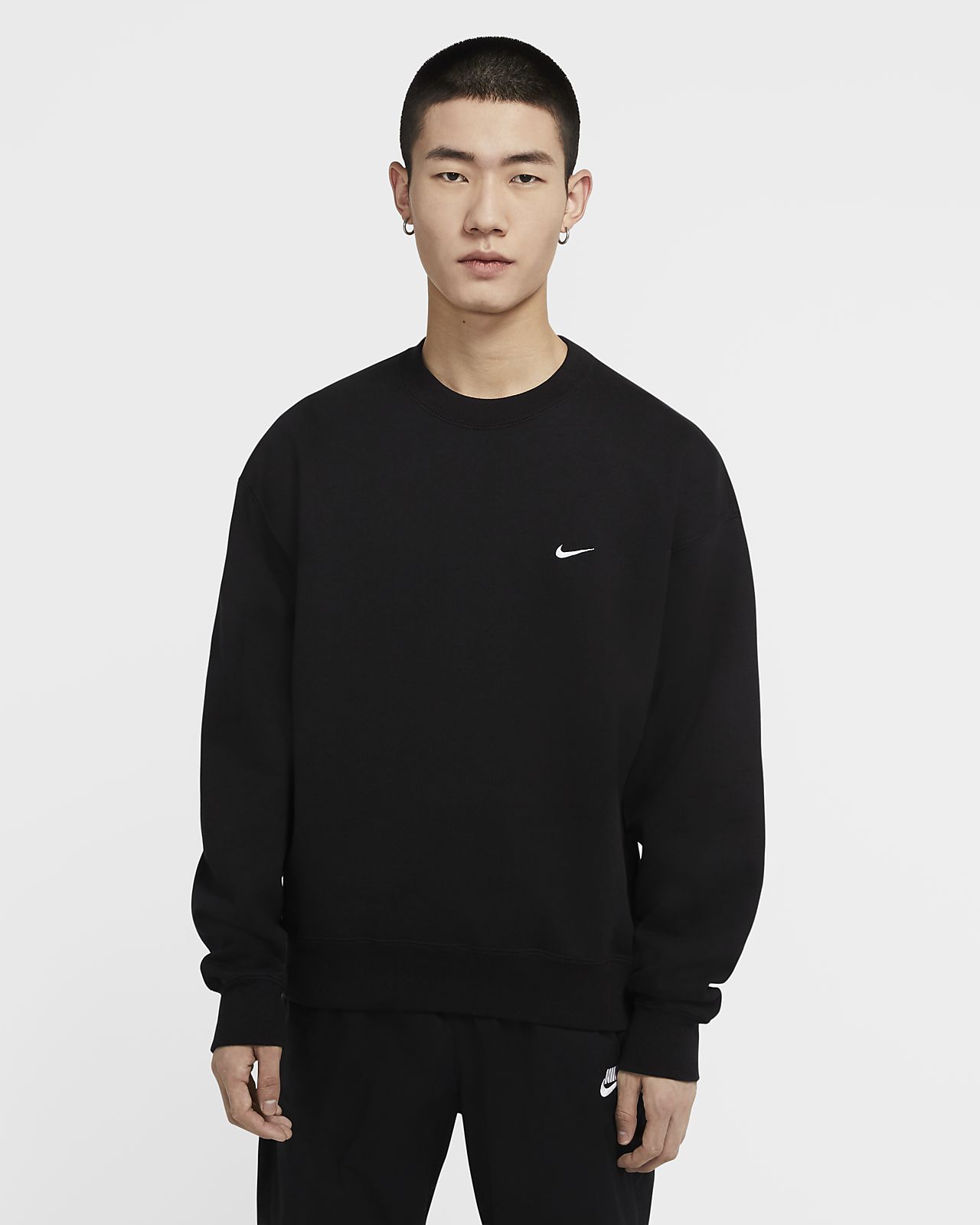 nikelab fleece crew