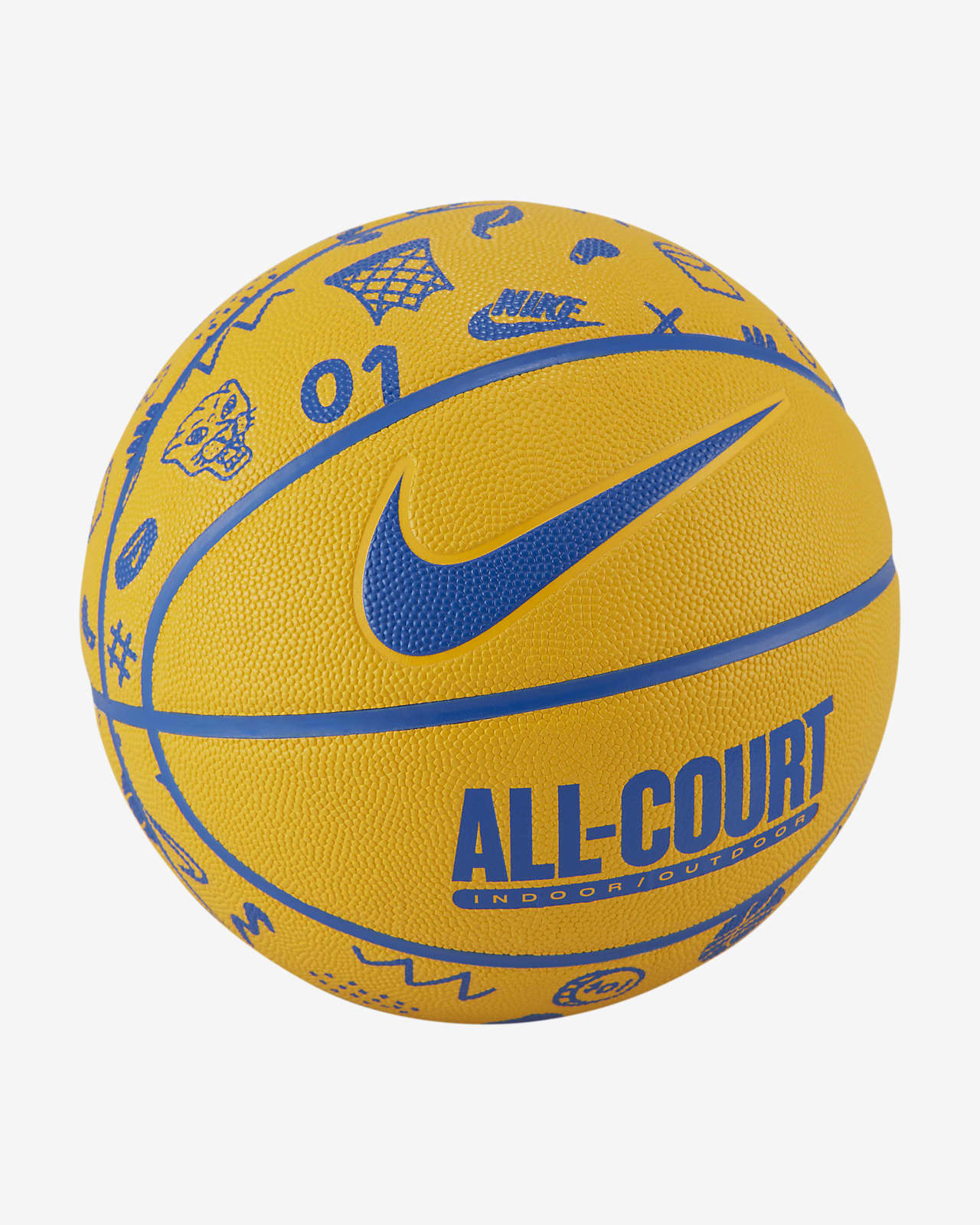 Nike Everyday All-Court 8P Basketball mit Grafik (nicht aufgeblasen)
