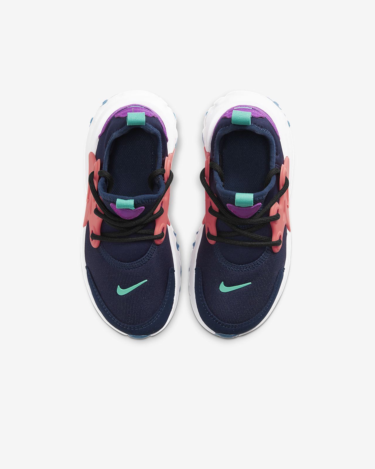 Nike RT Presto PS Little Kids/' Shoe BQ4003-001 Black//White sz 10.5C-3Y