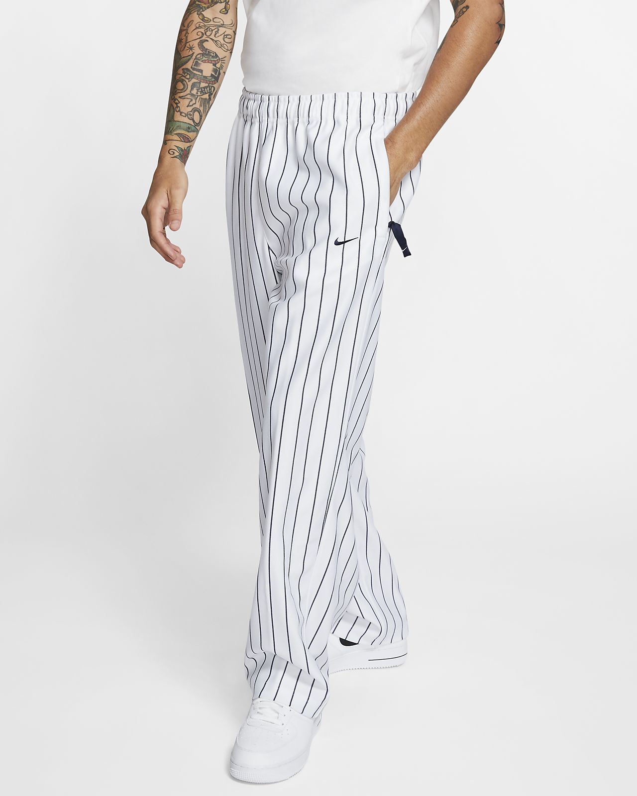 nike pants with stripe