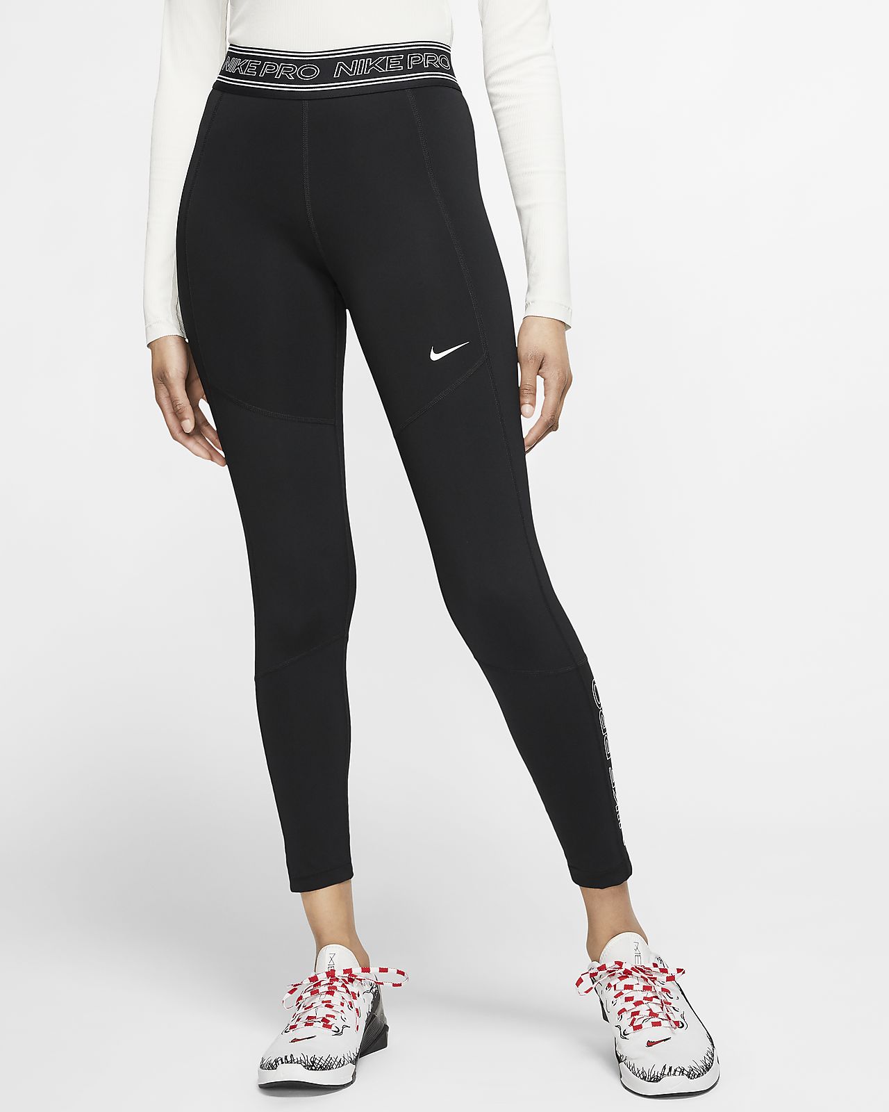 Mallas estampadas de 7/8 para mujer Nike Pro. Nike CL