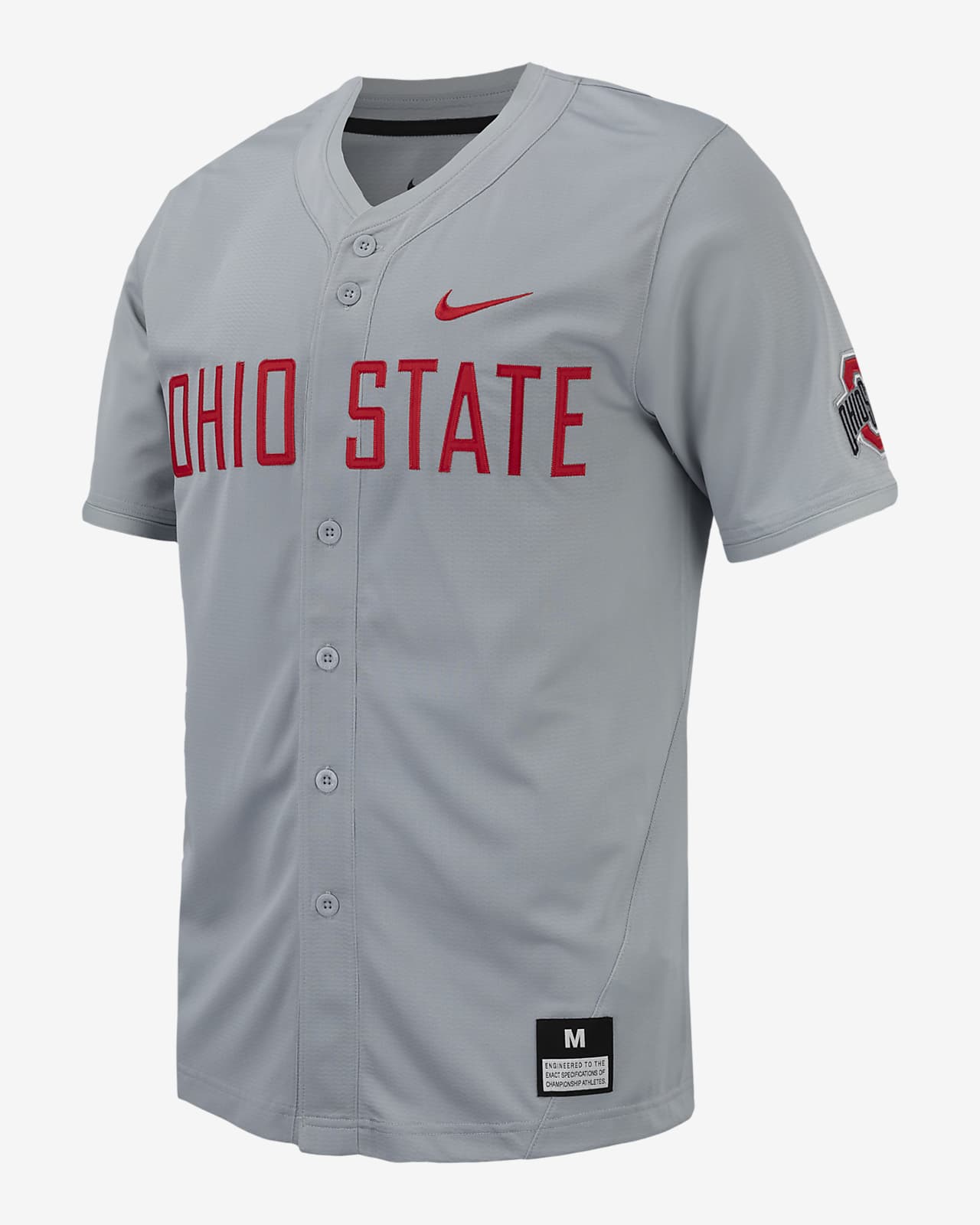 Jersey de béisbol universitario Nike Replica para hombre Ohio State