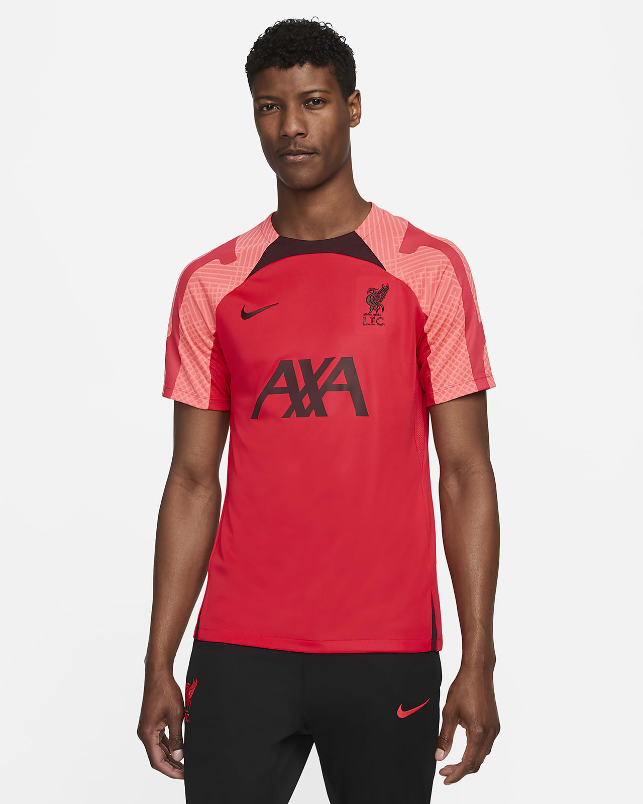 เสื้อฟุตบอลแขนสั้นผู้ชาย Nike Dri-FIT Liverpool FC Strike