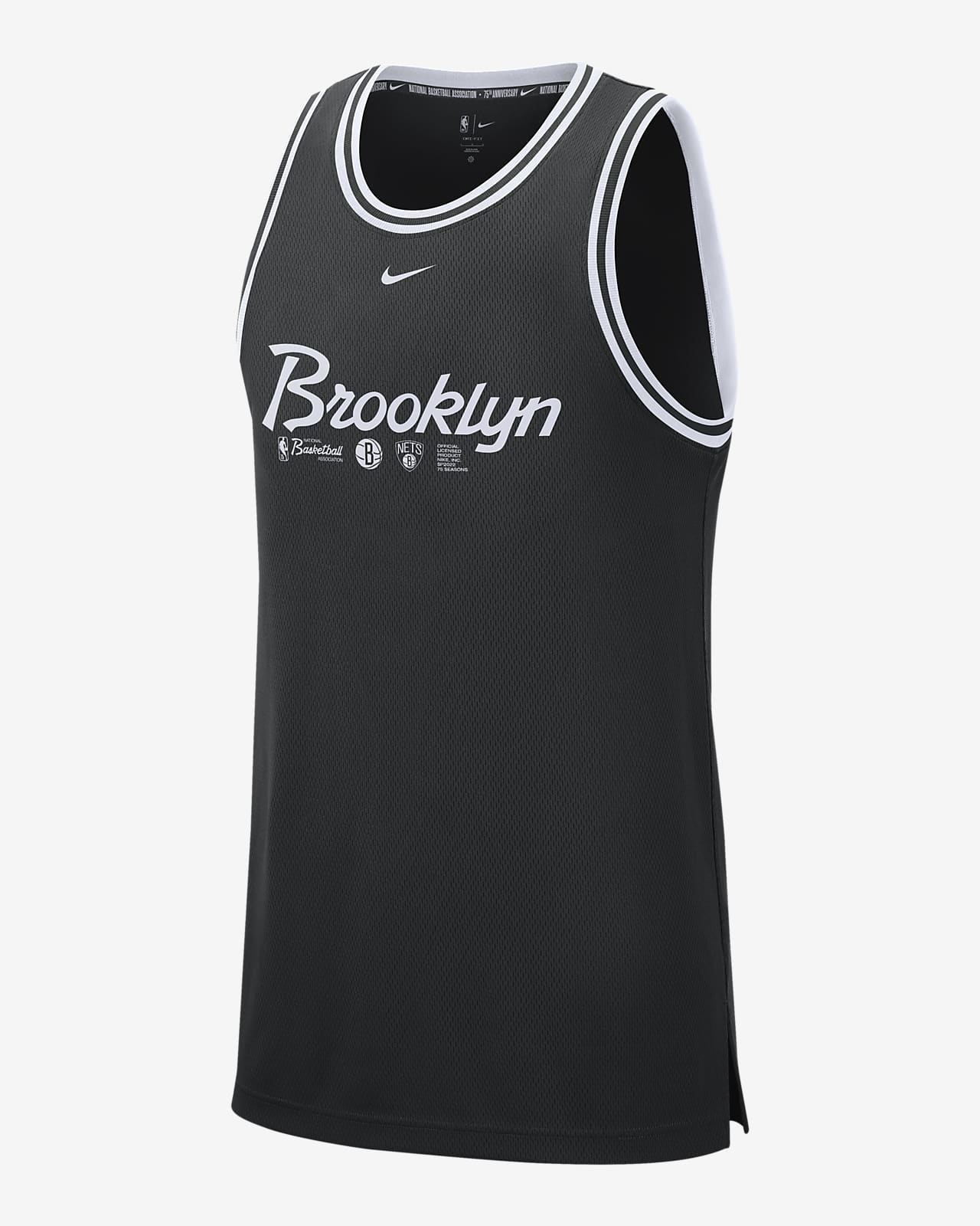 Brooklyn Nets Nike NBA-tanktop met Dri-FIT voor heren