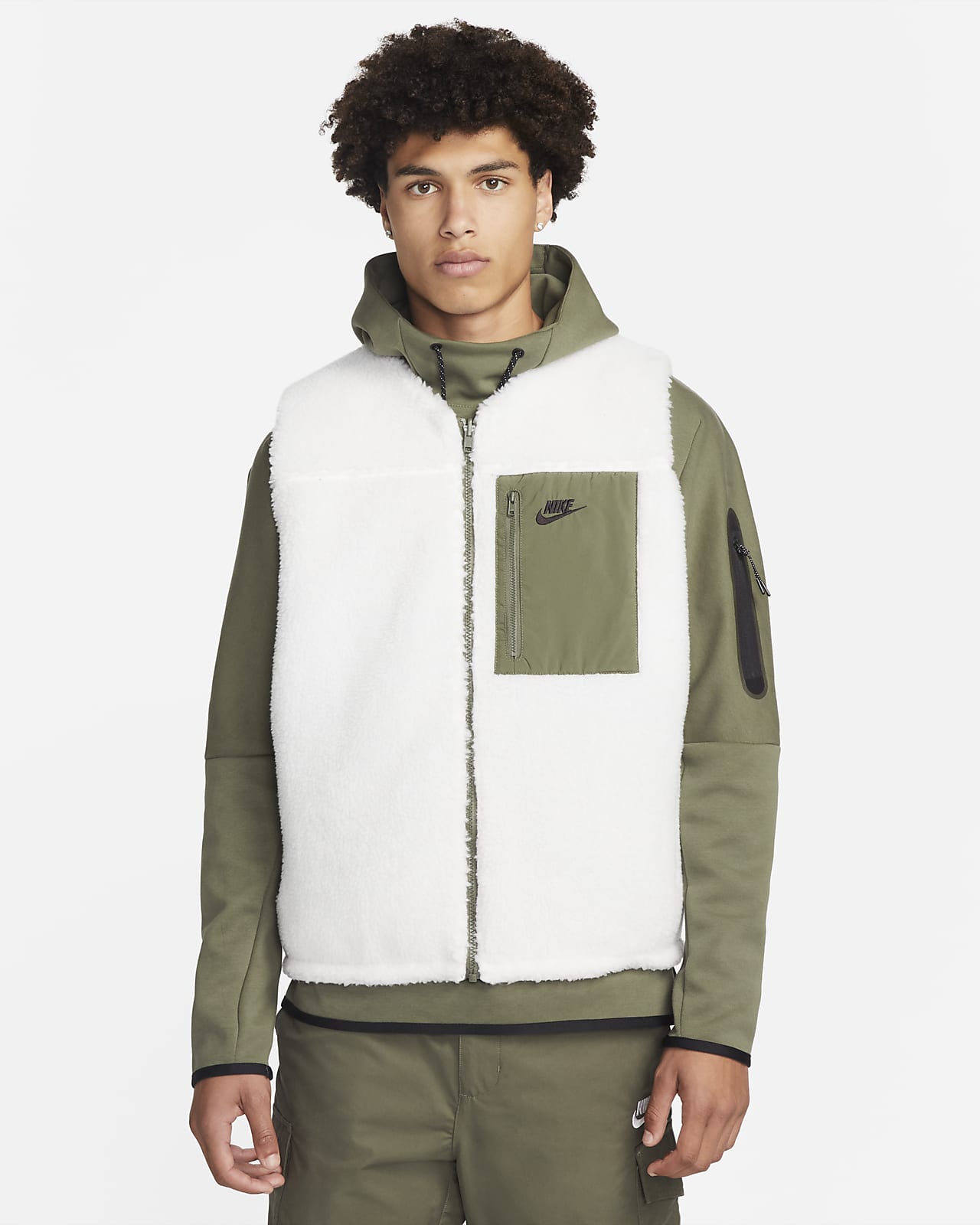 Nike Club+ wendbare winterfeste Weste für Herren