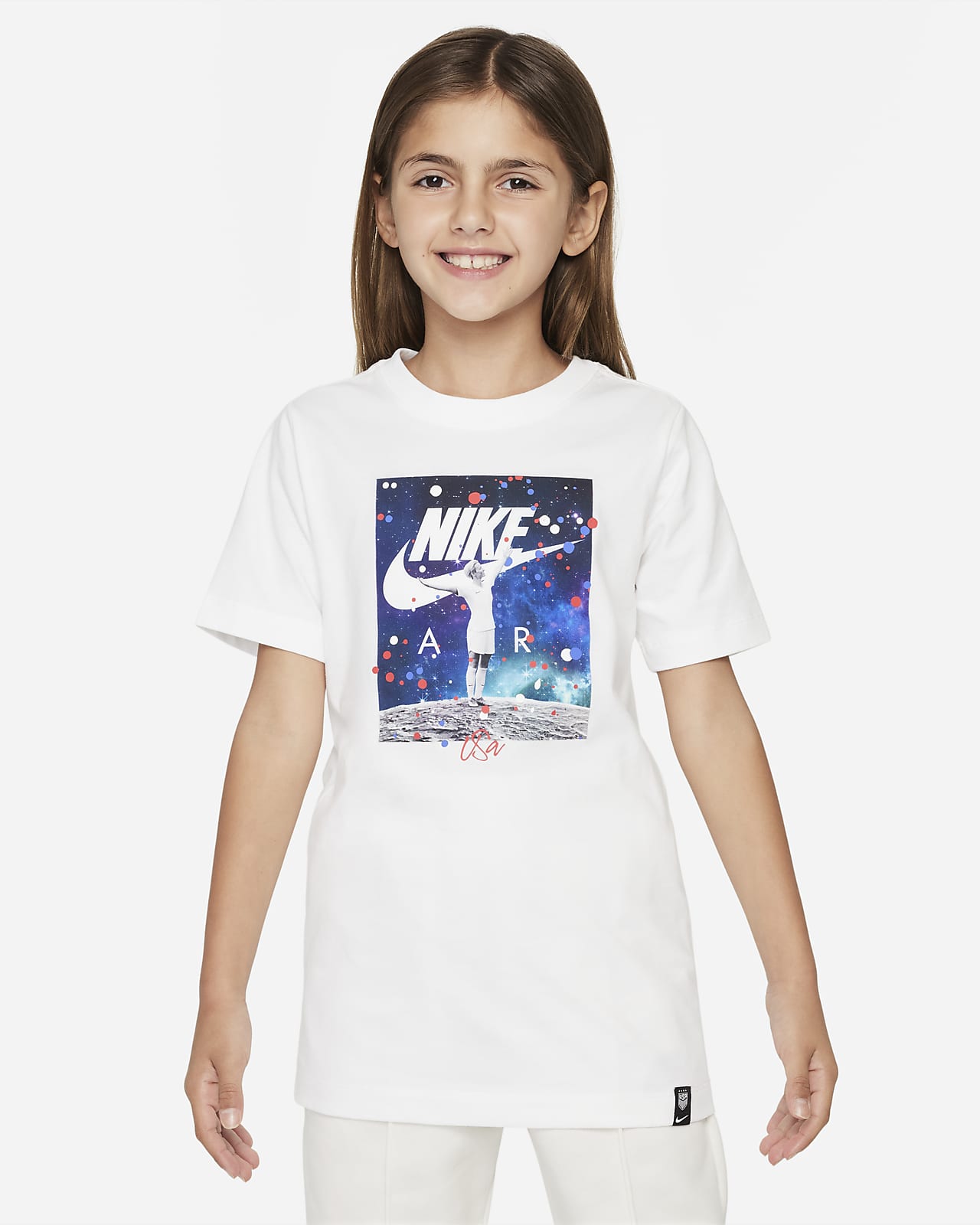 Megan Rapinoe USWNT Photo Big Kids' Nike Soccer T-Shirt