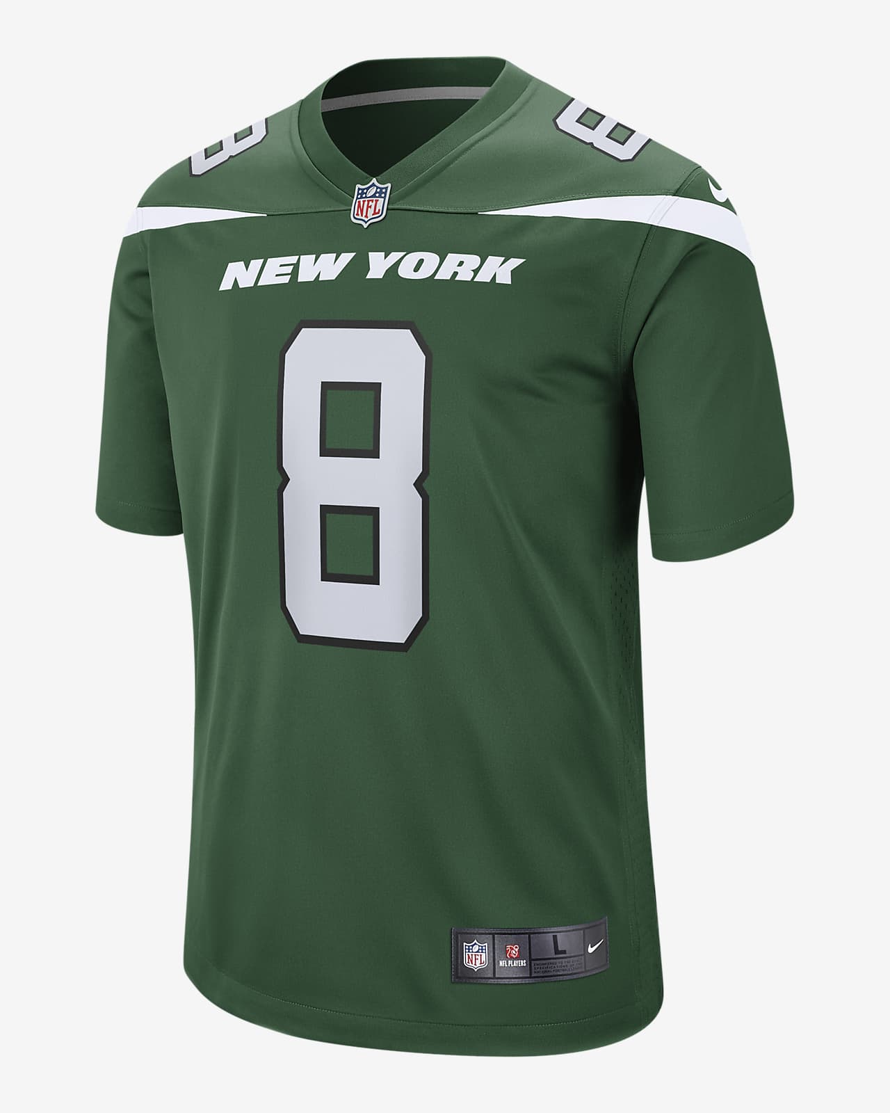 Aaron Rodgers New York Jets Men's Nike NFL Game Football Jersey