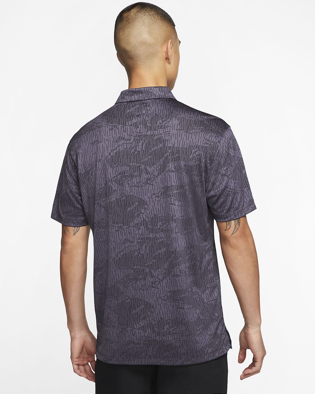 nike camo golf polo