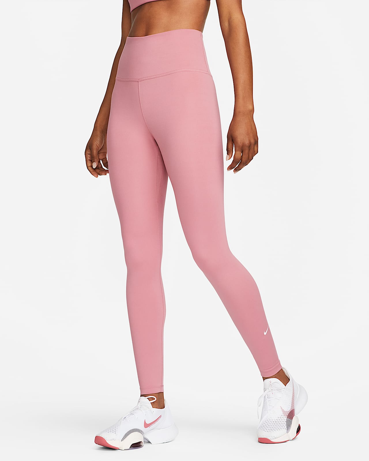 Højtaljede Nike One-leggings til kvinder